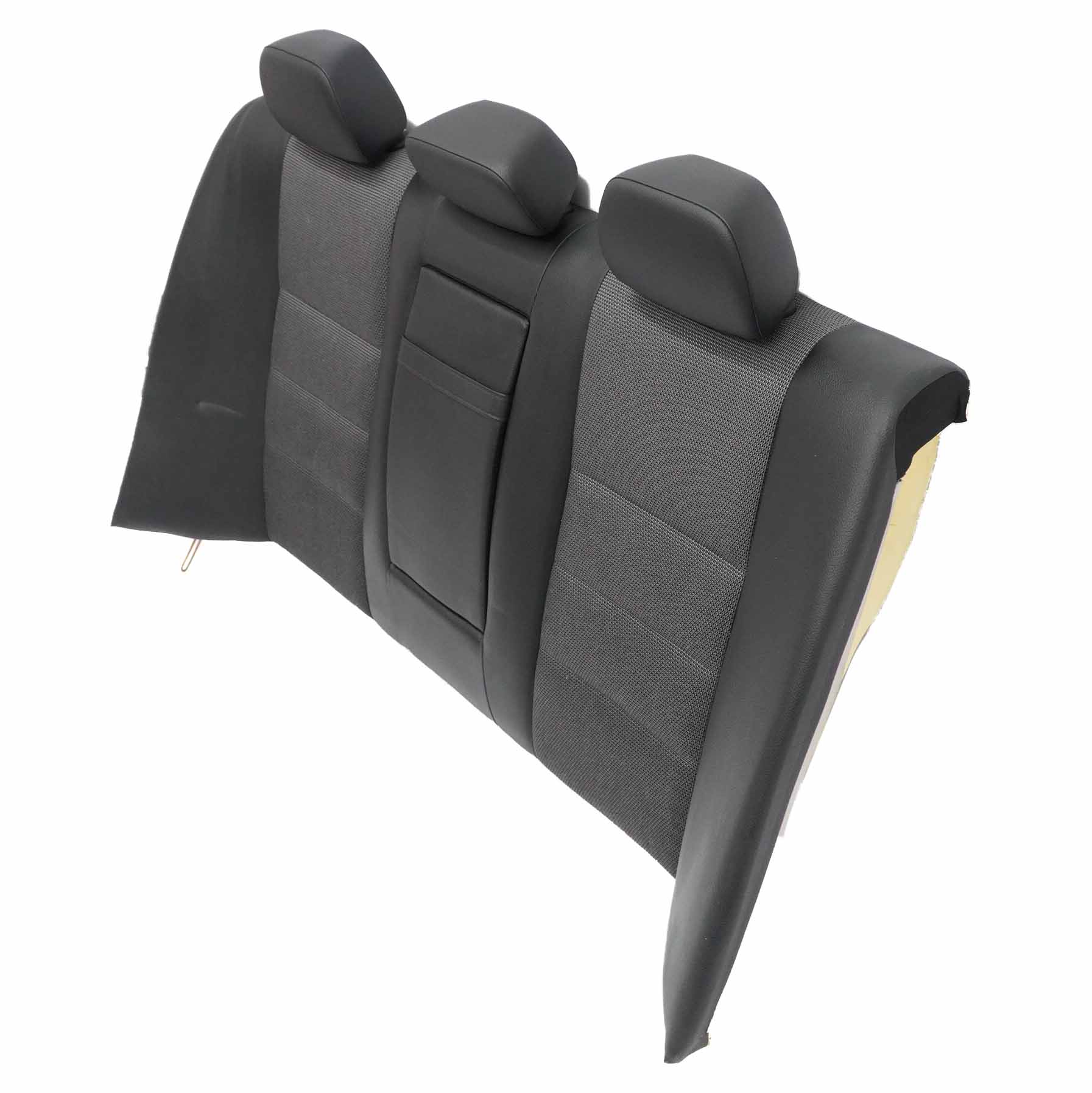 Rear Backrest Mercedes W204 Seat Bench Leather / Cloth Cover Black