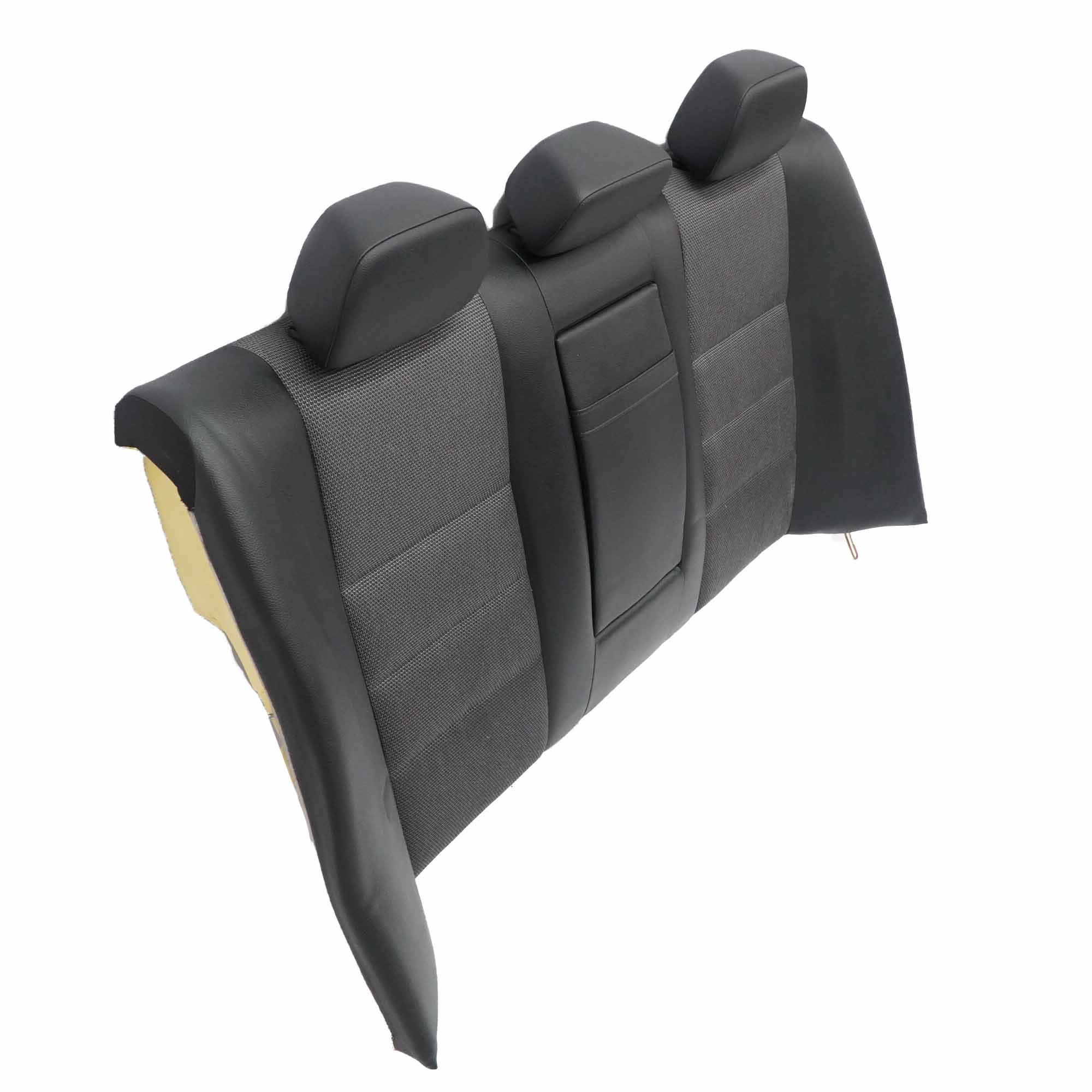 Rear Backrest Mercedes W204 Seat Bench Leather / Cloth Cover Black