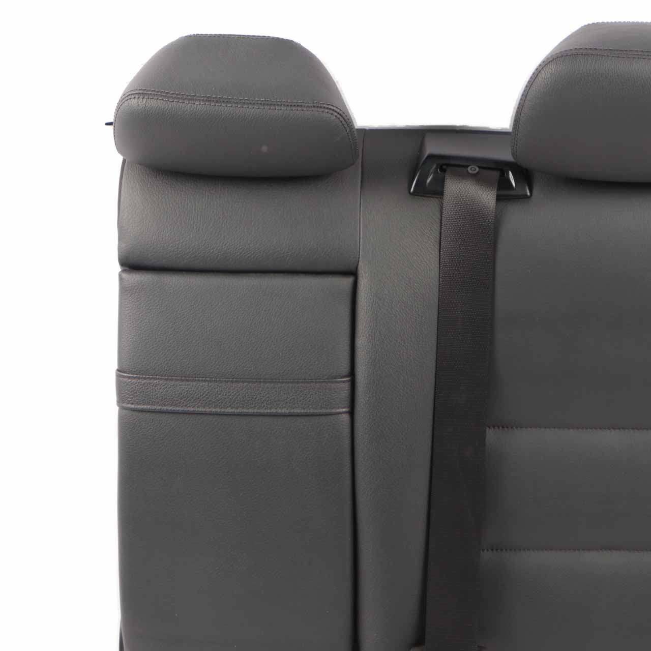 Seat Backrest Mercedes W204 Saloon Rear Left N/S Back Cover Black Leather