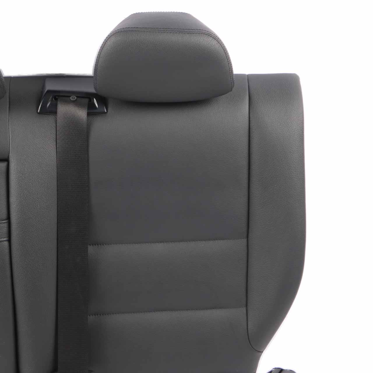 Seat Backrest Mercedes W204 Saloon Rear Left N/S Back Cover Black Leather