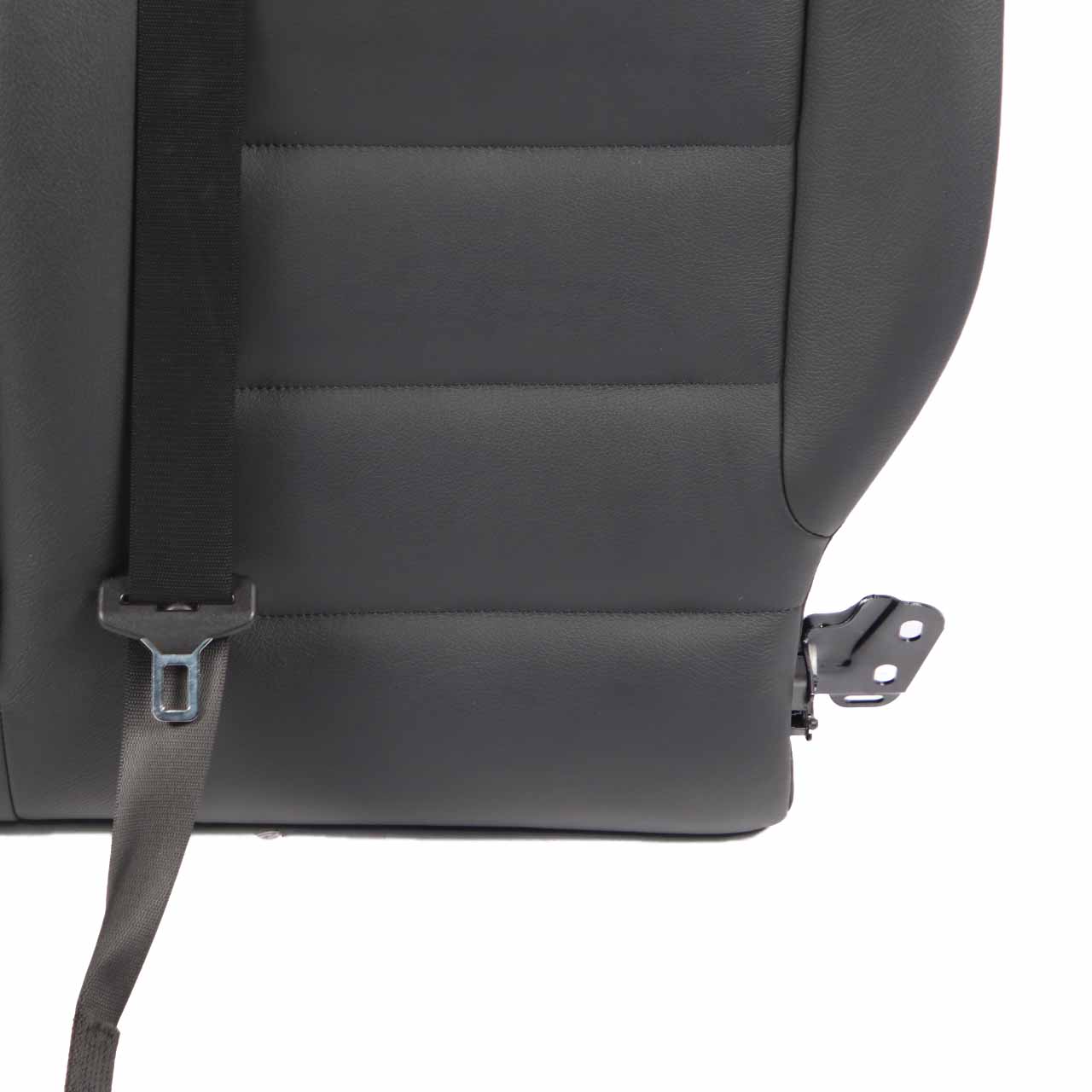 Seat Backrest Mercedes W204 Saloon Rear Left N/S Back Cover Black Leather