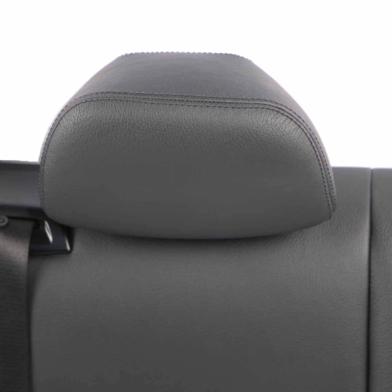 Seat Backrest Mercedes W204 Saloon Rear Left N/S Back Cover Black Leather