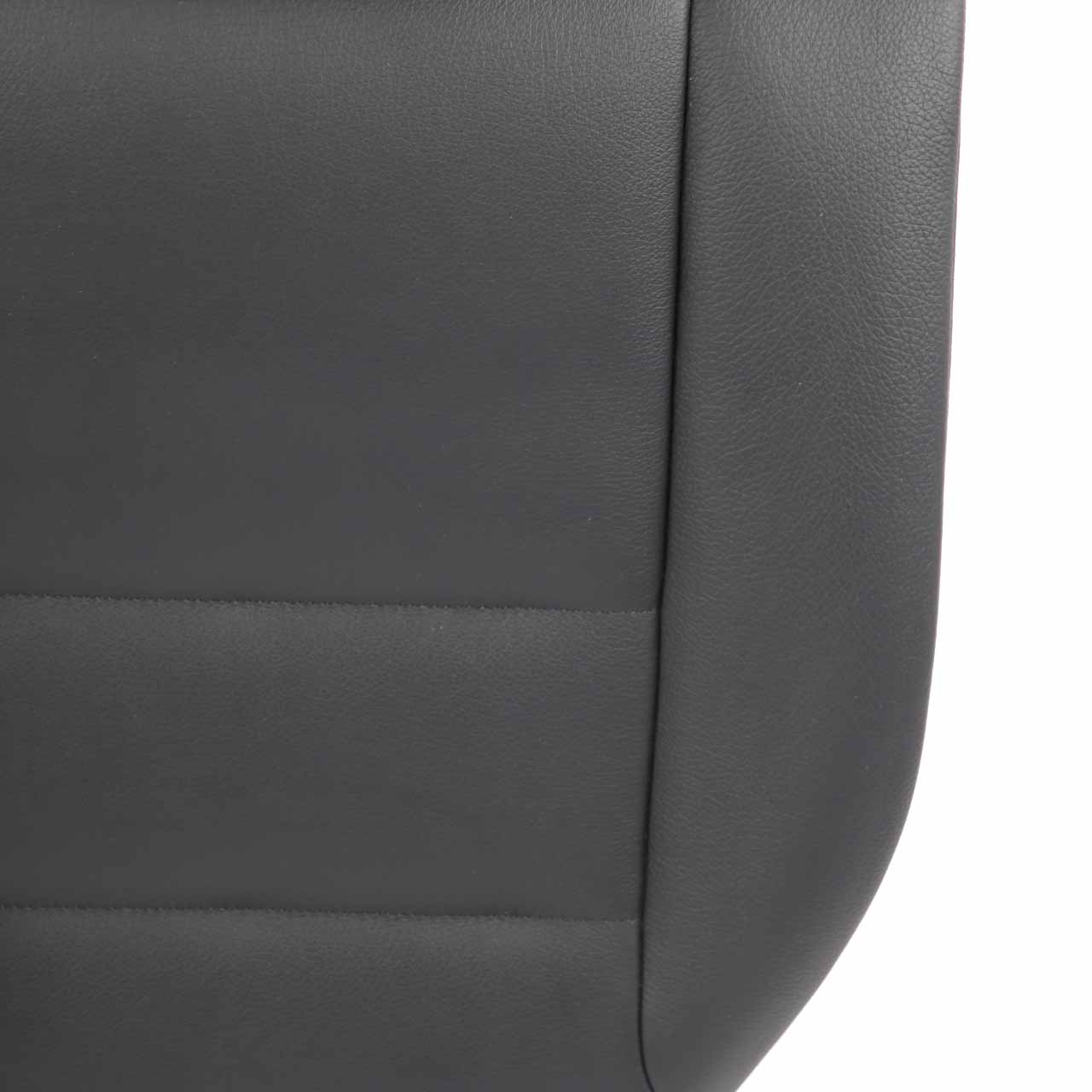 Seat Backrest Mercedes W204 Saloon Rear Left N/S Back Cover Black Leather