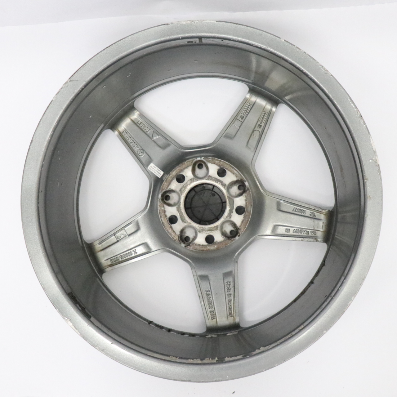 Mercedes W205 Himalaya Grey AMG Alloy Wheel Rim 5 Spoke 18" 7,5J A2054011100