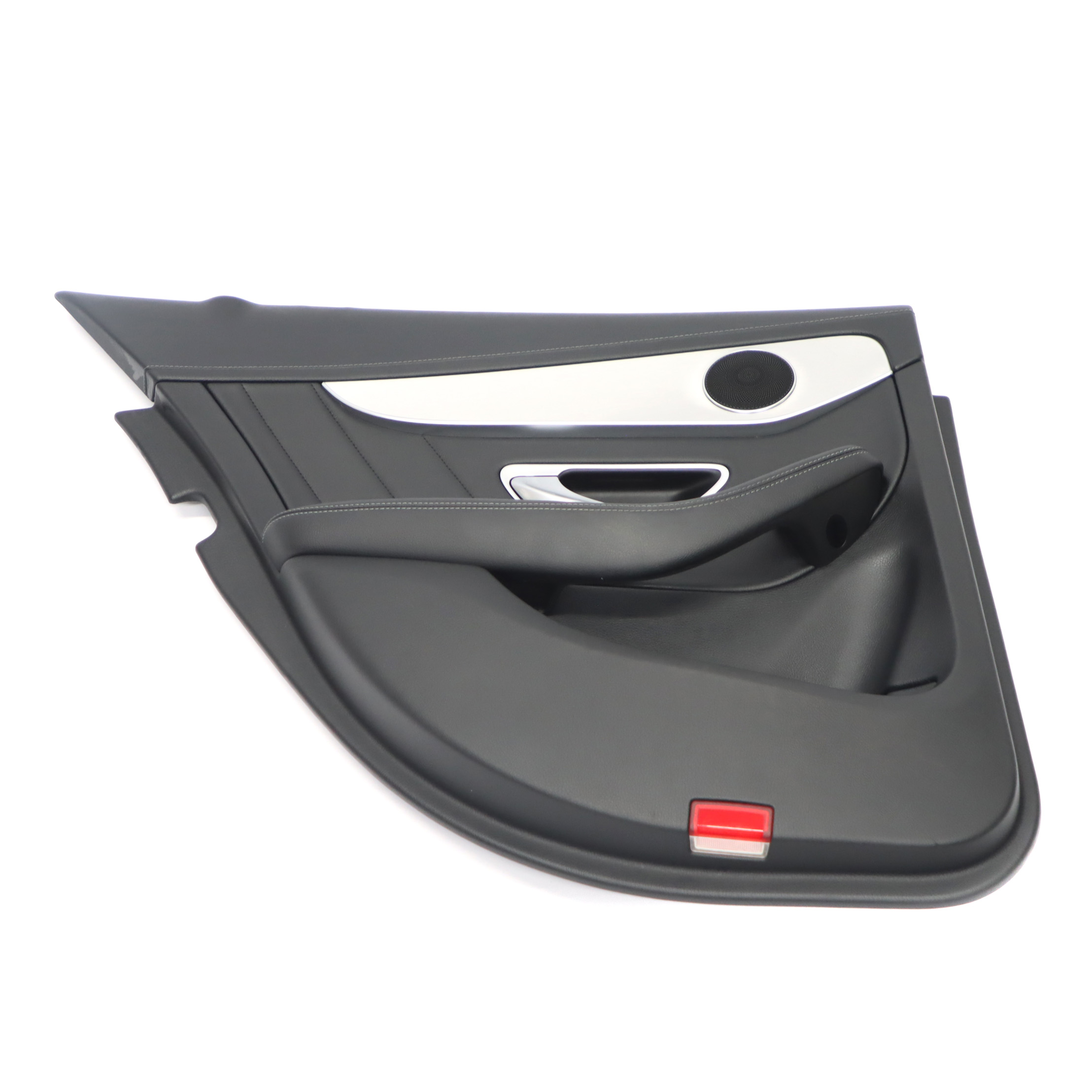 Rear Door Card Mercedes W205 Left N/S Trim Panel Covering Leather Black