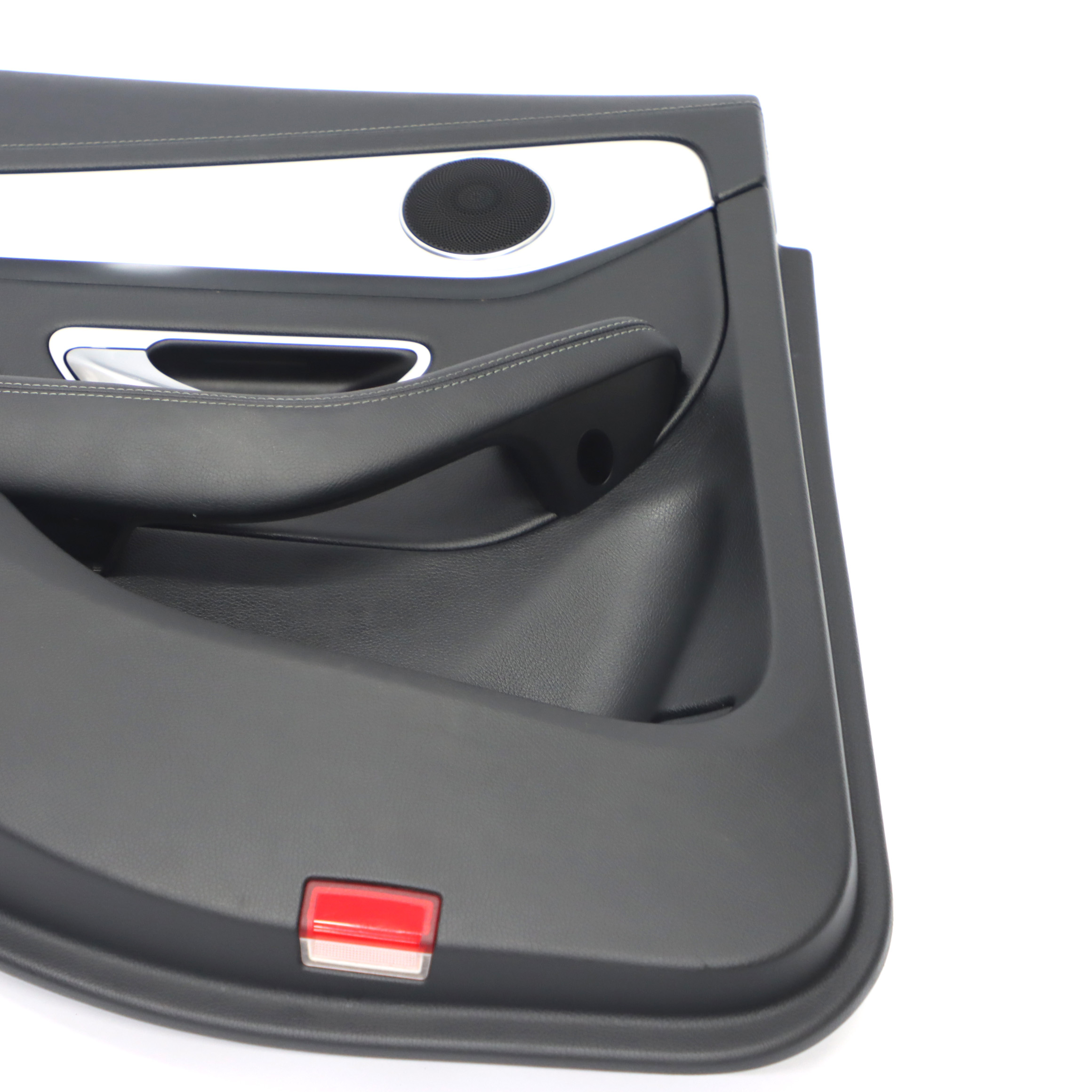 Rear Door Card Mercedes W205 Left N/S Trim Panel Covering Leather Black