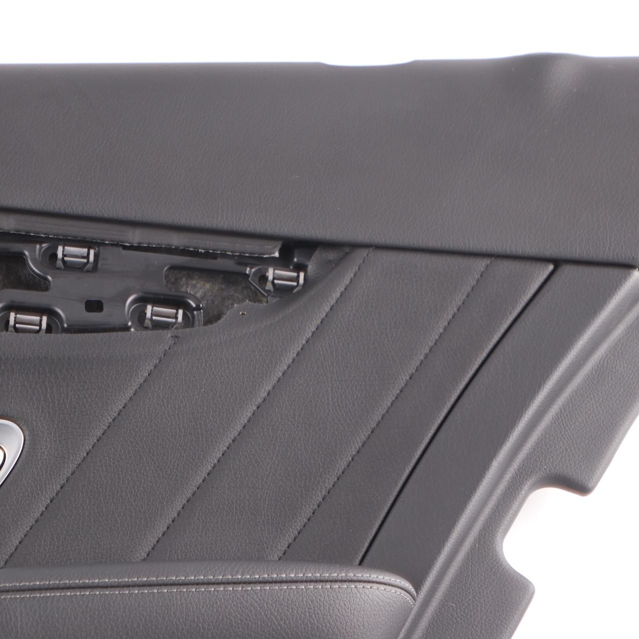 Rear Door Card Mercedes W205 Right O/S Trim Panel Cover AMG Line Black Leather