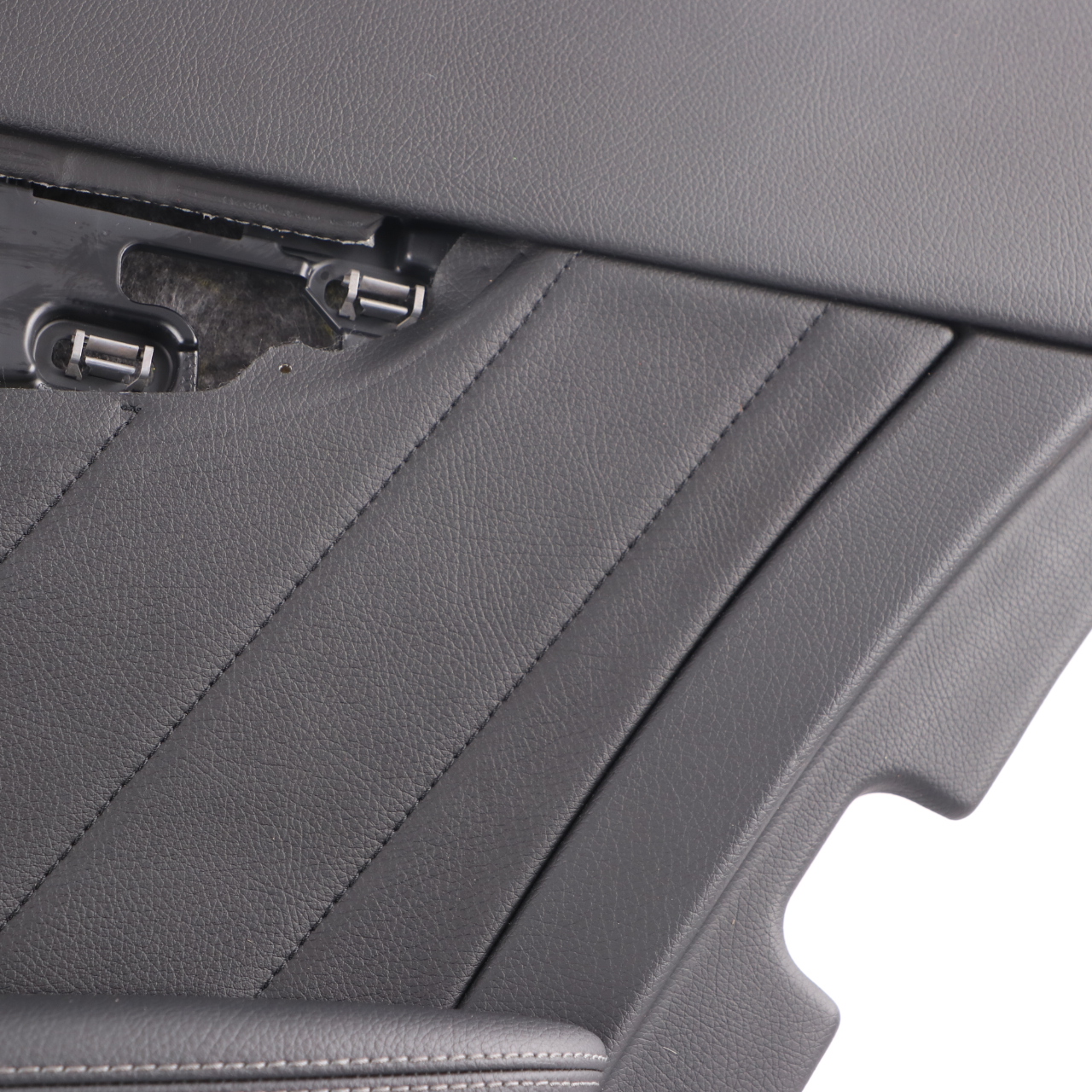 Rear Door Card Mercedes W205 Right O/S Trim Panel Cover AMG Line Black Leather