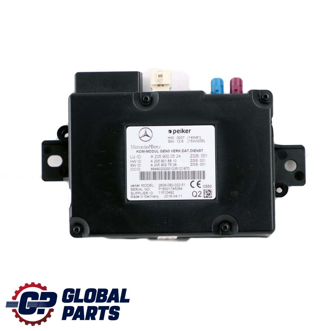 Mercedes W207 W212 Telematics Services Communication Module A2059000524