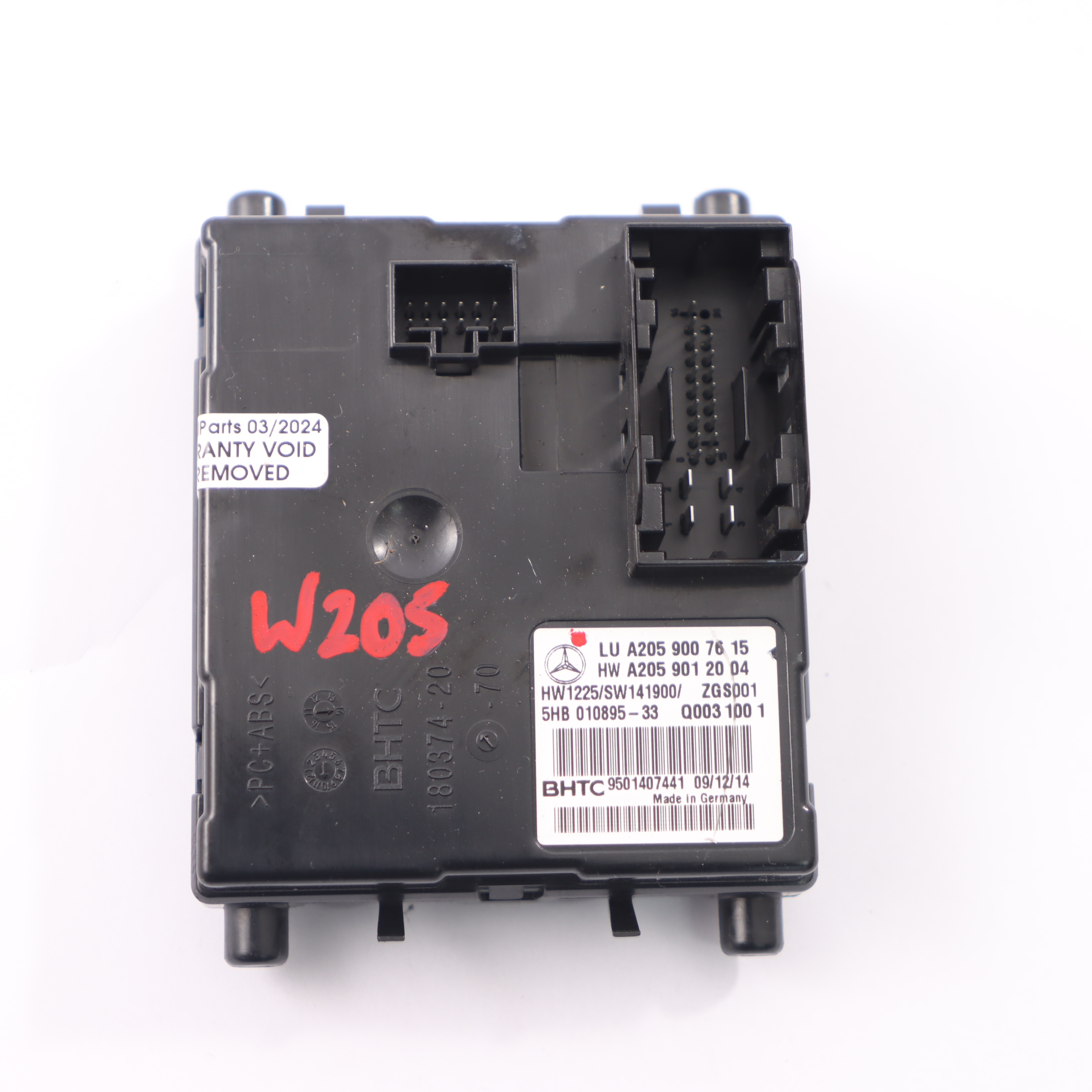 Module Mercedes W205 Air Conditioning Control Module A2059007615