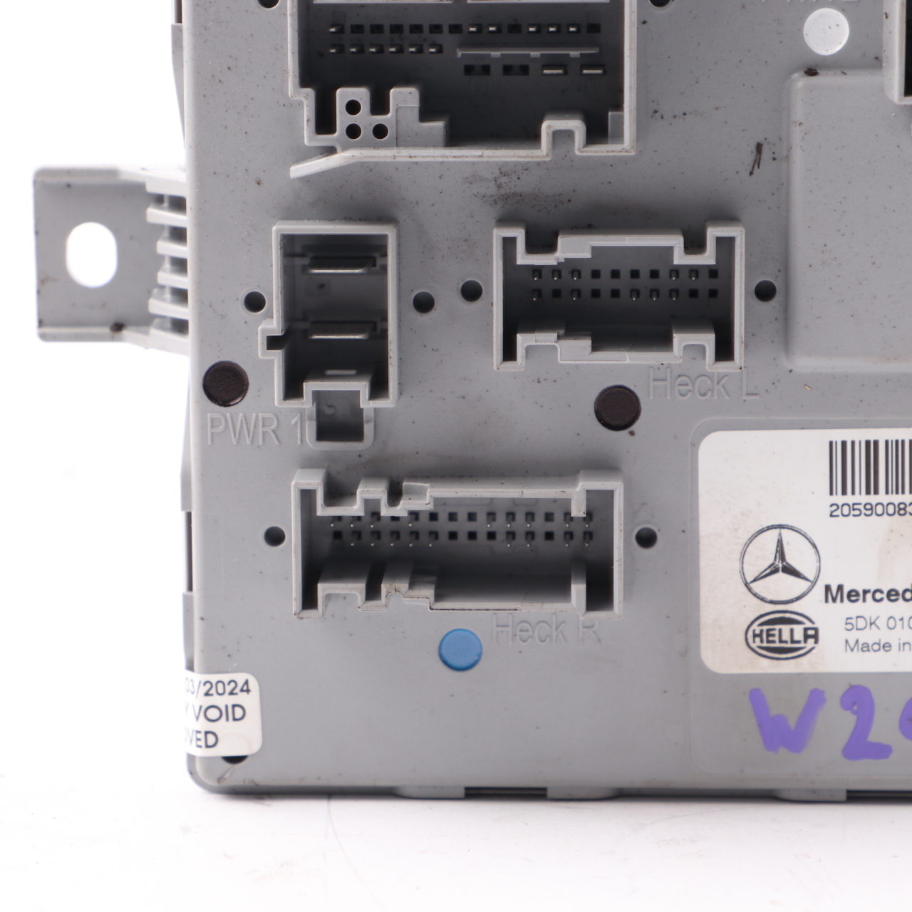 Mercedes W205 SAM Module Rear Body Comfort Control Unit ECU A2059008304