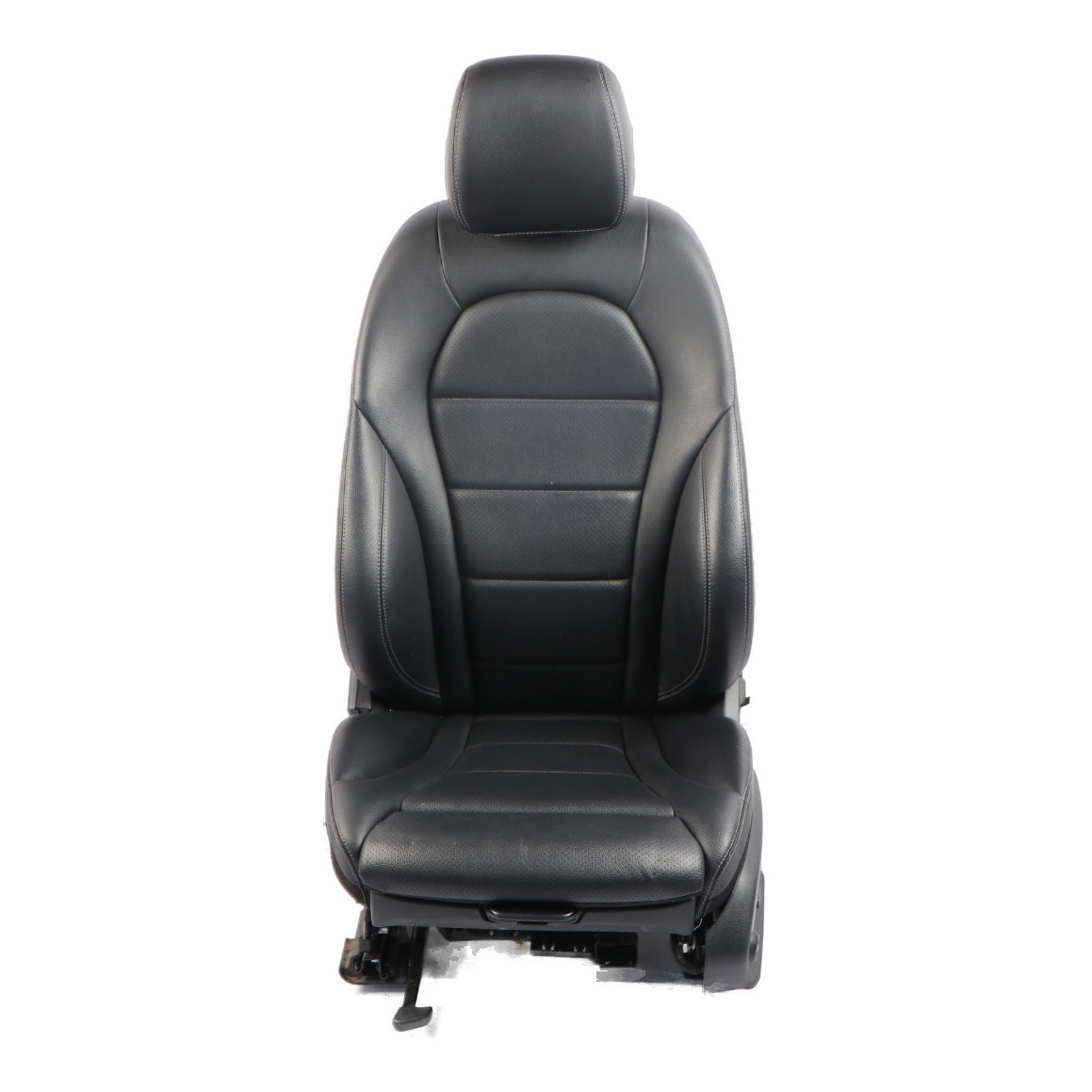 Imiation Leather Seat Mercedes W205 S205 Heated Front Left N/S Black Lumbar