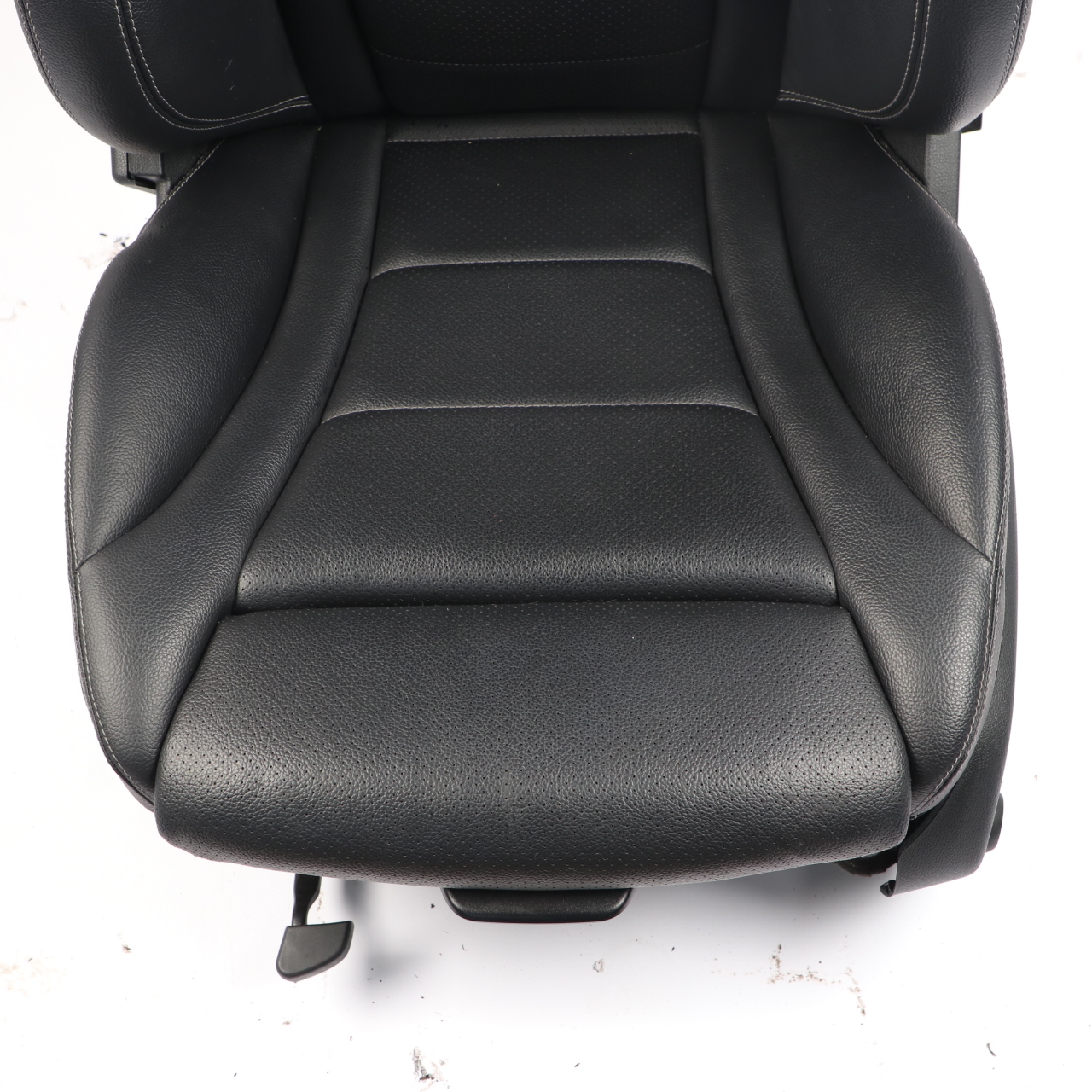 Imiation Leather Seat Mercedes W205 S205 Heated Front Left N/S Black Lumbar