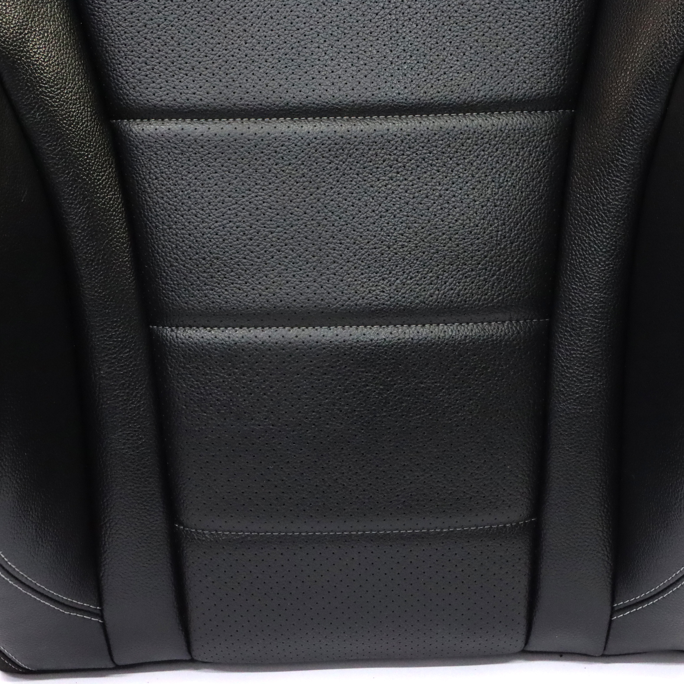 Seat Backrest Mercedes W205 Heated Front Right O/S Black Imitation Leather