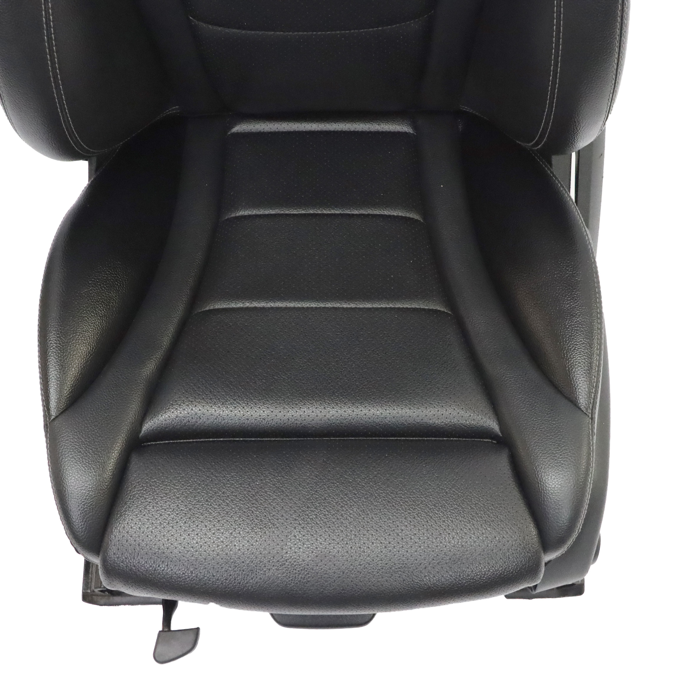 Mercedes W205 S205 Front Left N/S Seat Heated Imiation Leather Black Lumbar