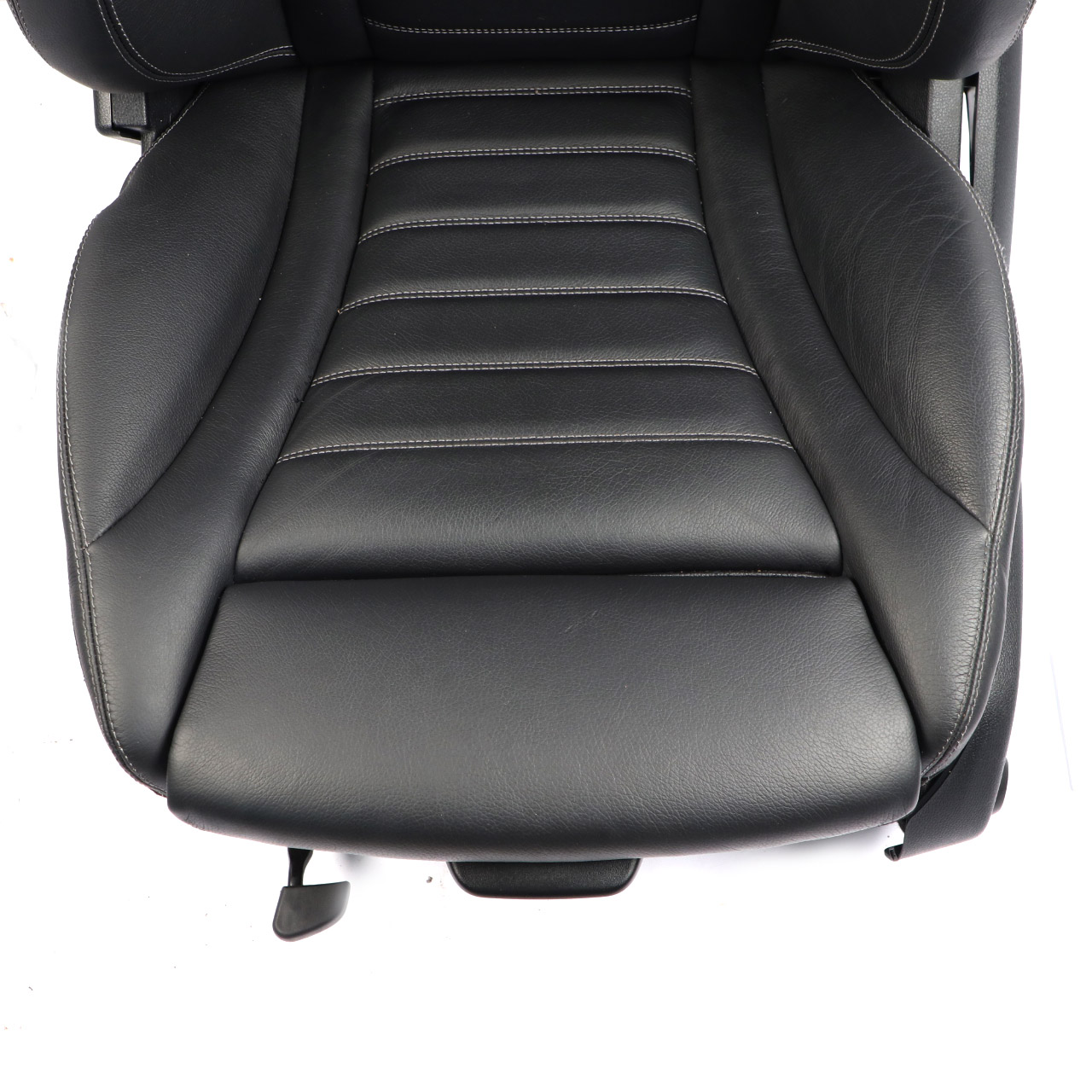 Leather Seat Mercedes W205 S205 Heated AMG Line Front Left N/S Black Electric