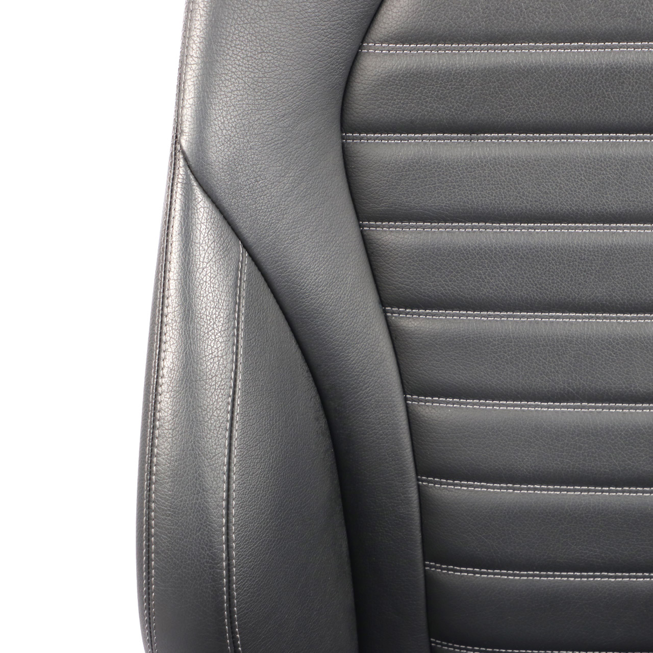 Leather Seat Mercedes W205 S205 Heated AMG Line Front Left N/S Black Electric