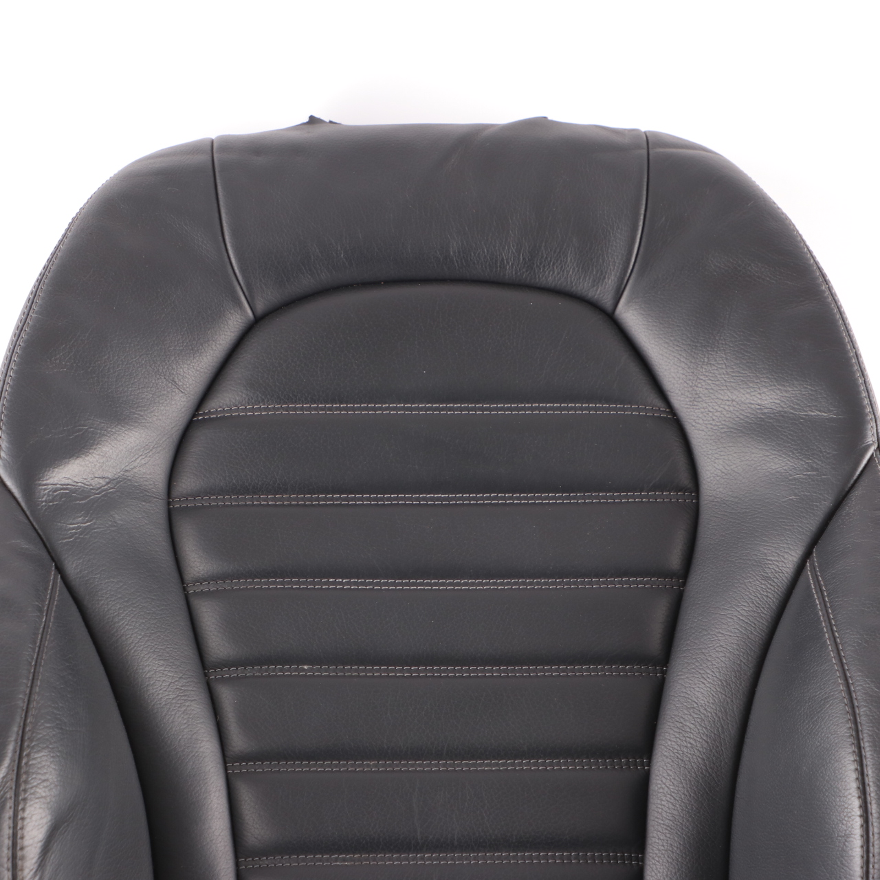 Mercedes W205 Front Seat Backrest Heated Left Right N/O/S Cover Black Leather