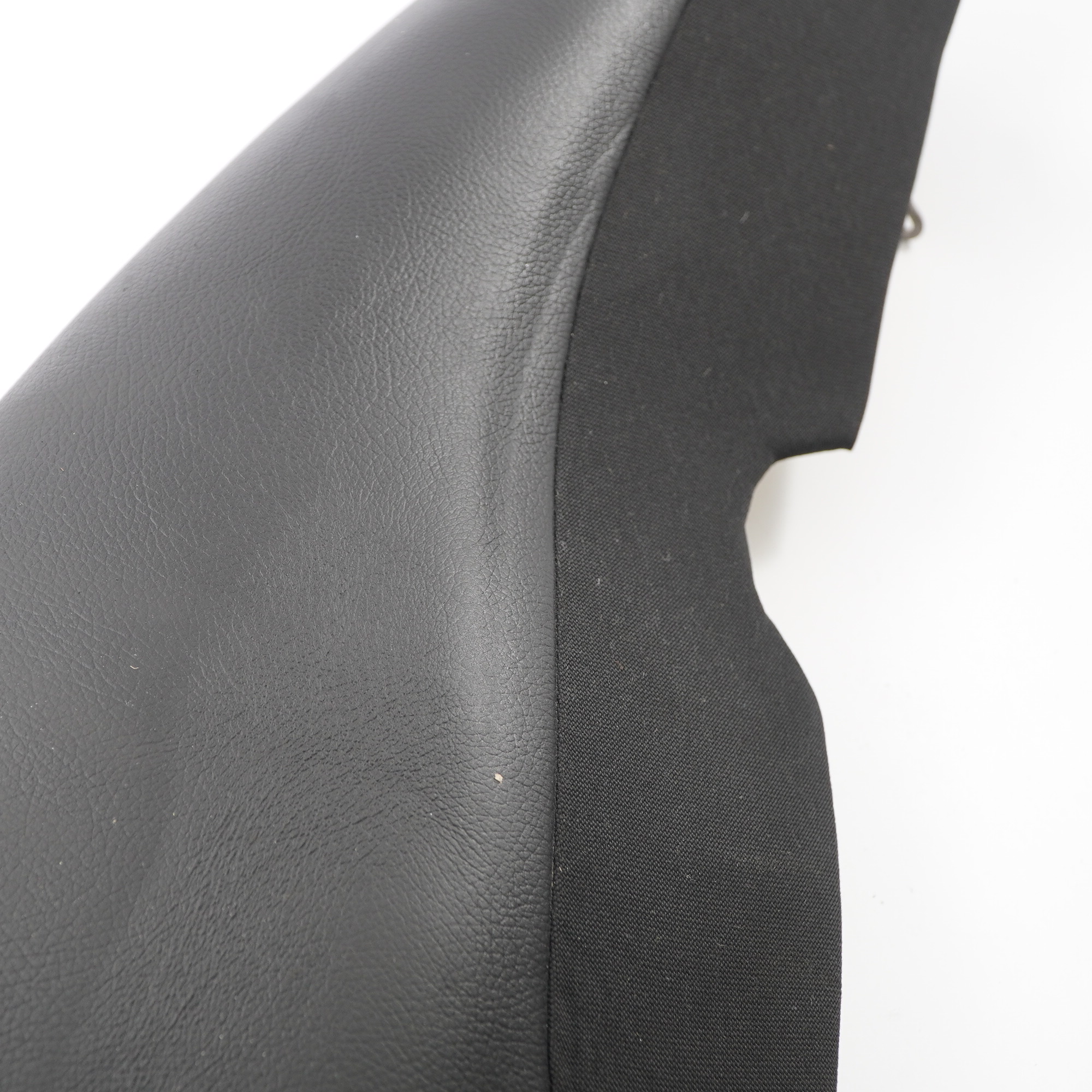 Mercedes W205 Backrest Lateral Panel Rear Seat Right O/S Cover Leather Black