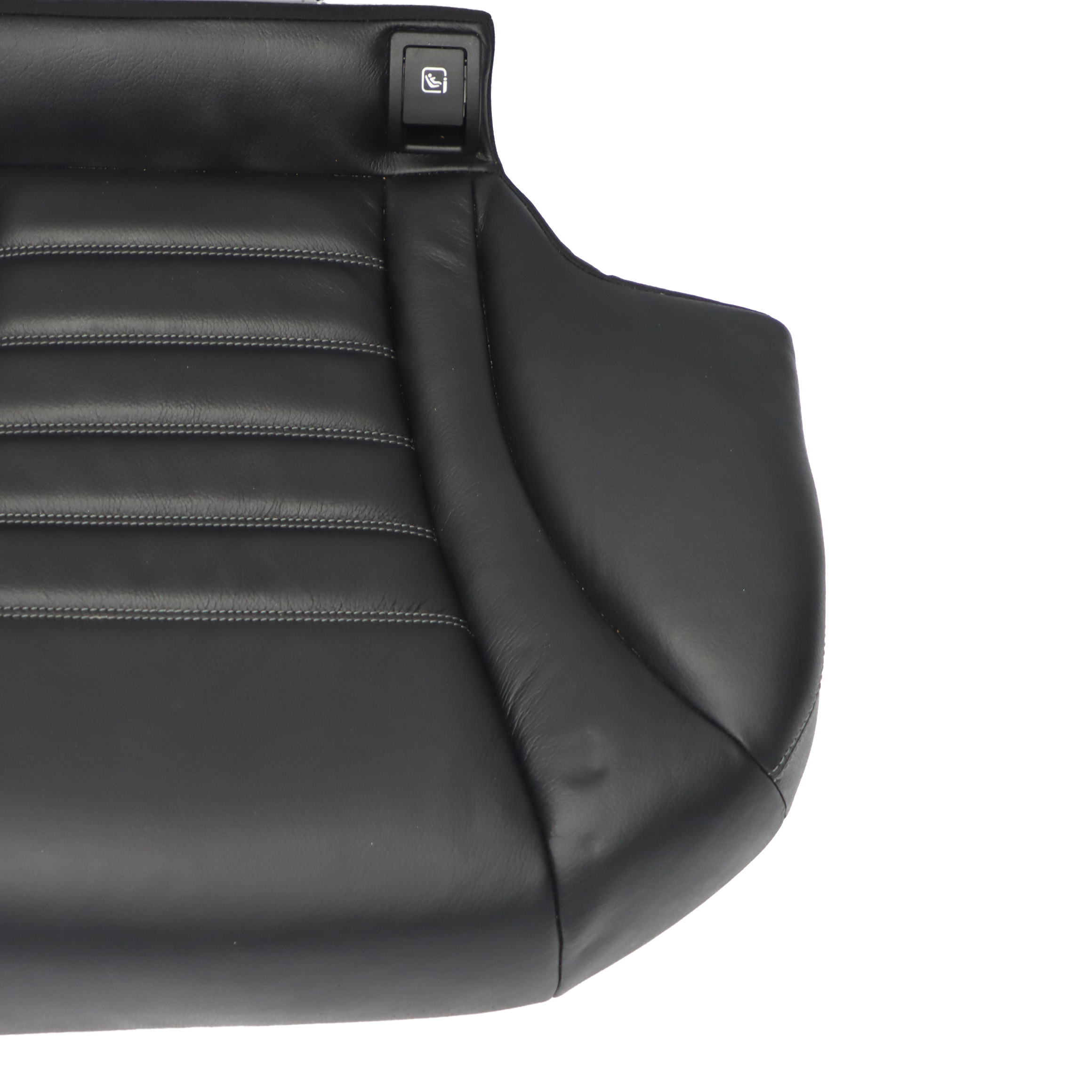 Mercedes W205 Rear Seat Bench Couch Covering Trim Seating Black Leather