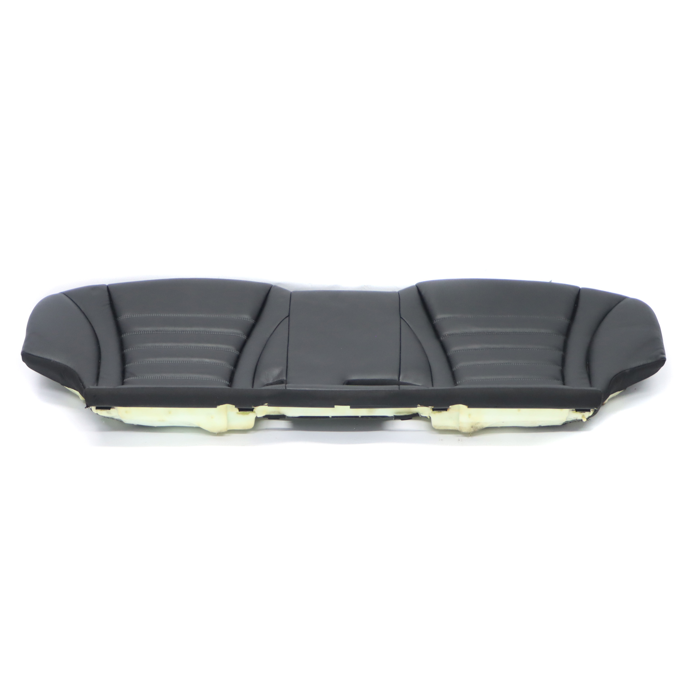 Mercedes W205 Rear Seat Bench Couch Covering Trim Seating Black Leather