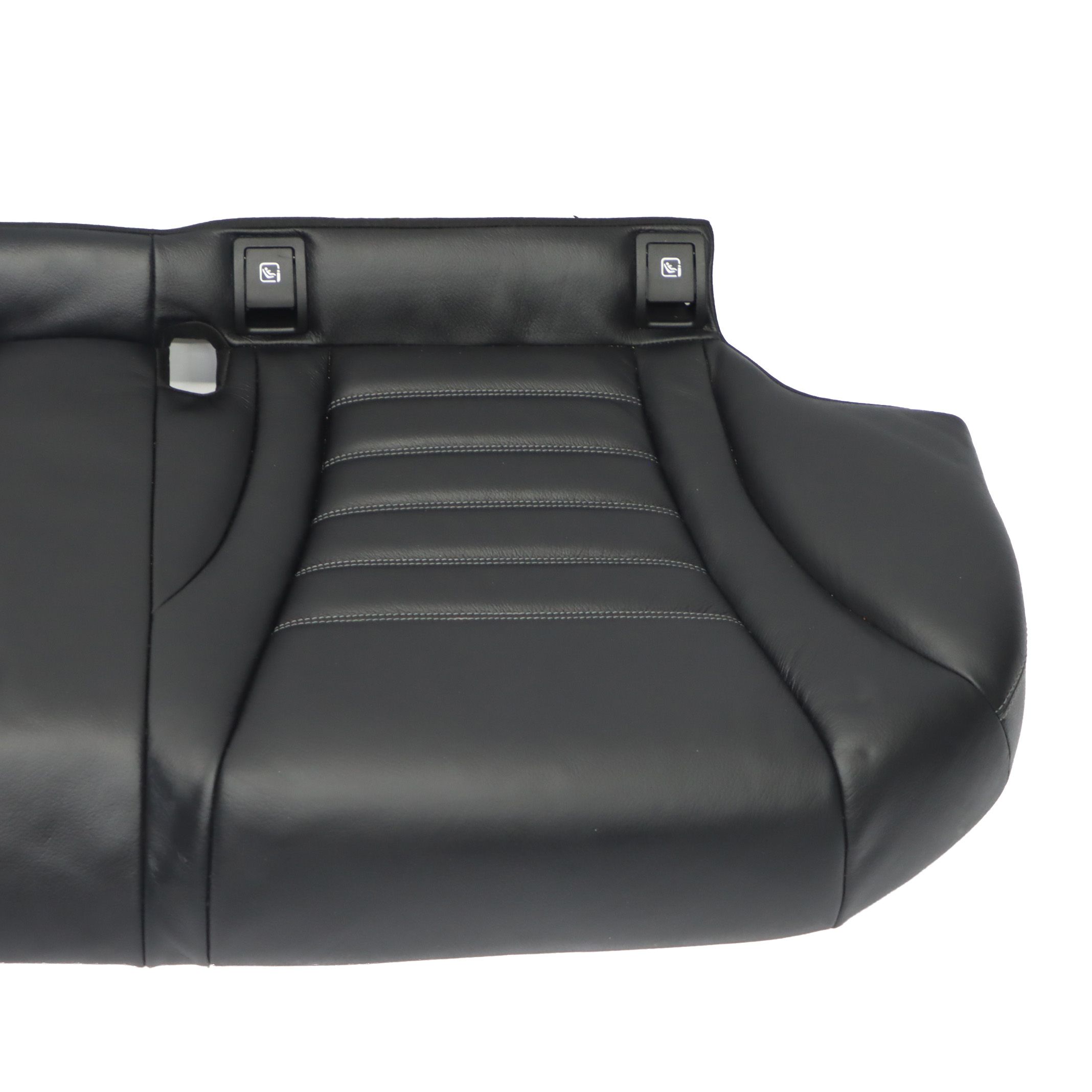 Mercedes W205 Rear Seat Bench Couch Covering Trim Seating Black Leather