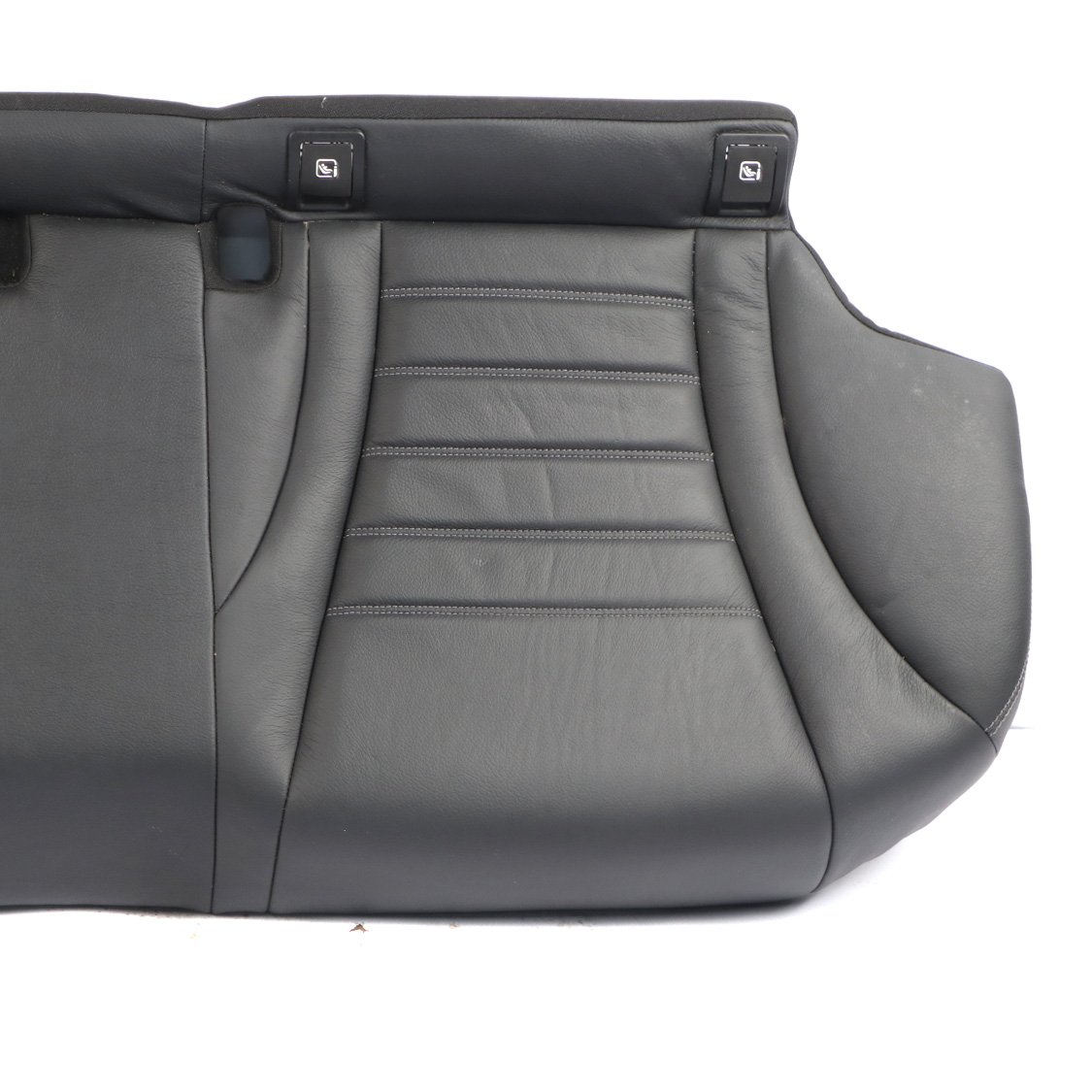 Mercedes W205 Rear Seat Bench Couch Covering Trim Seating Black Leather