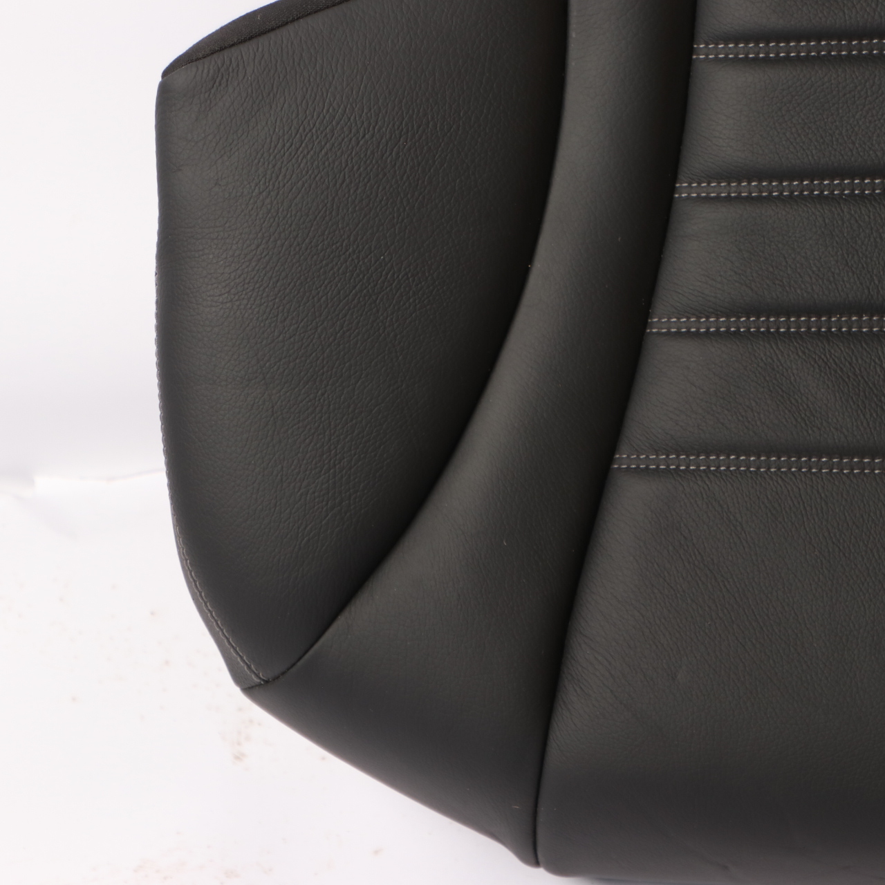 Mercedes W205 Rear Seat Bench Couch Covering Trim Seating Black Leather