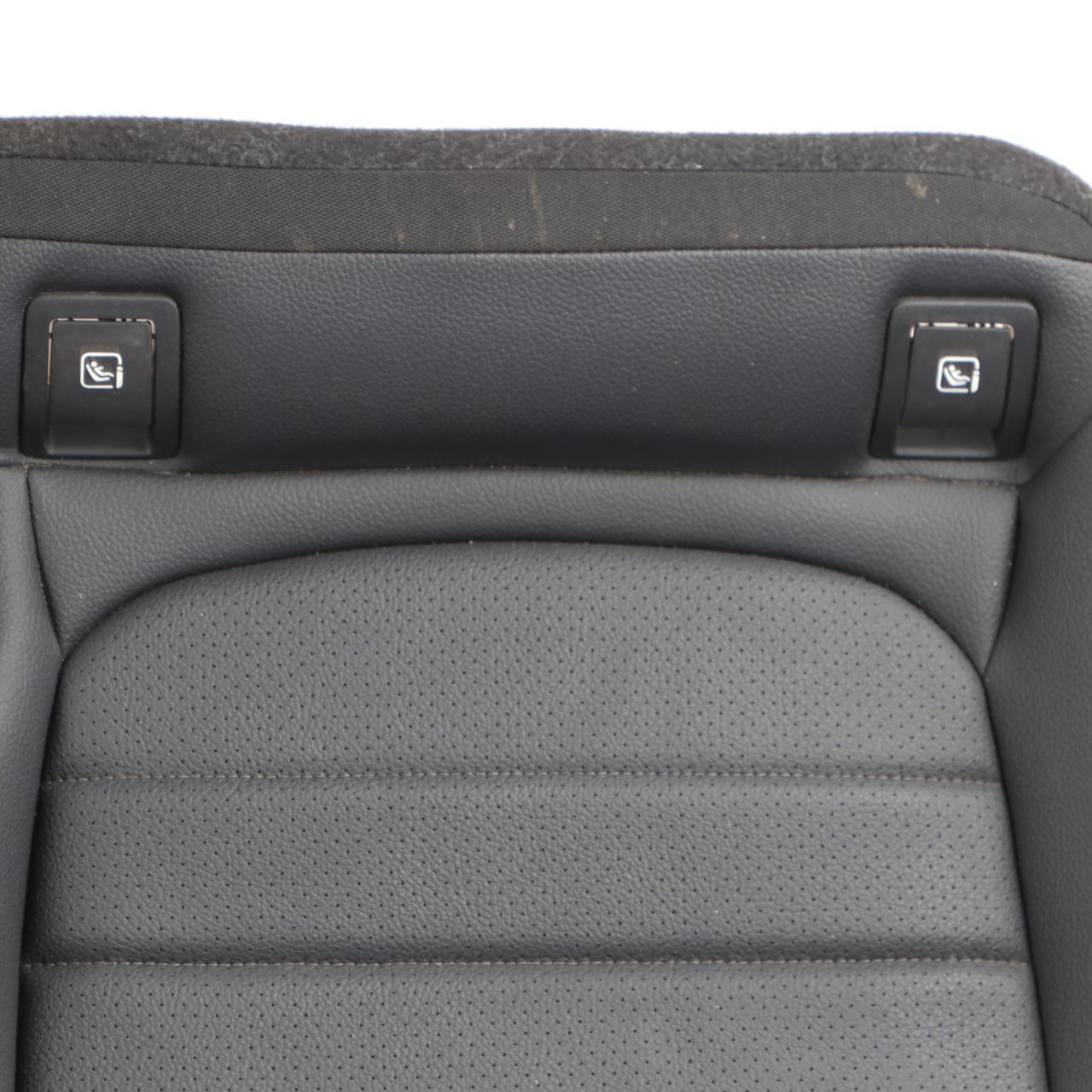 Mercedes C205 Rear Seat Bench Couch Covering Trim Black Imitation Leather