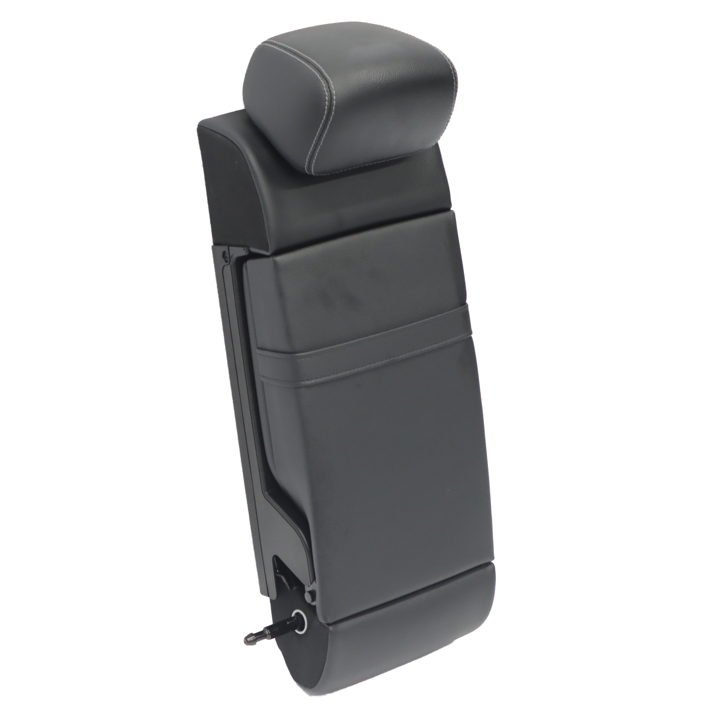 Rear Armrest Mercedes W205 Backrest Rear Seat Arm Rest Cover Leather Black