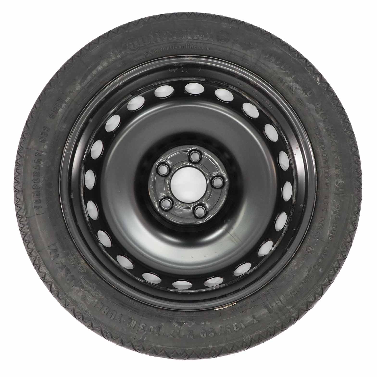 Mercedes W204 W207 Spare Wheel Steel Tyre R17 3.5J ET:19,5 135/80 A2074000102