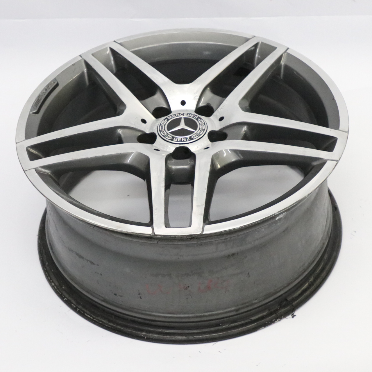 Mercedes C207 AMG Front Wheel Alloy Rim 18" 5 Double Spoke 8J ET:45 A2074010000