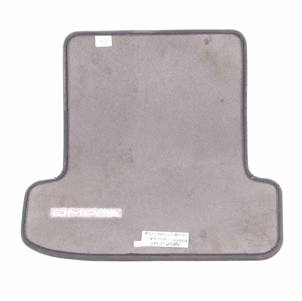 Mercedes W204 AMG Floor Mat Interior Rear Floor Cover Carpet Black A2076801203