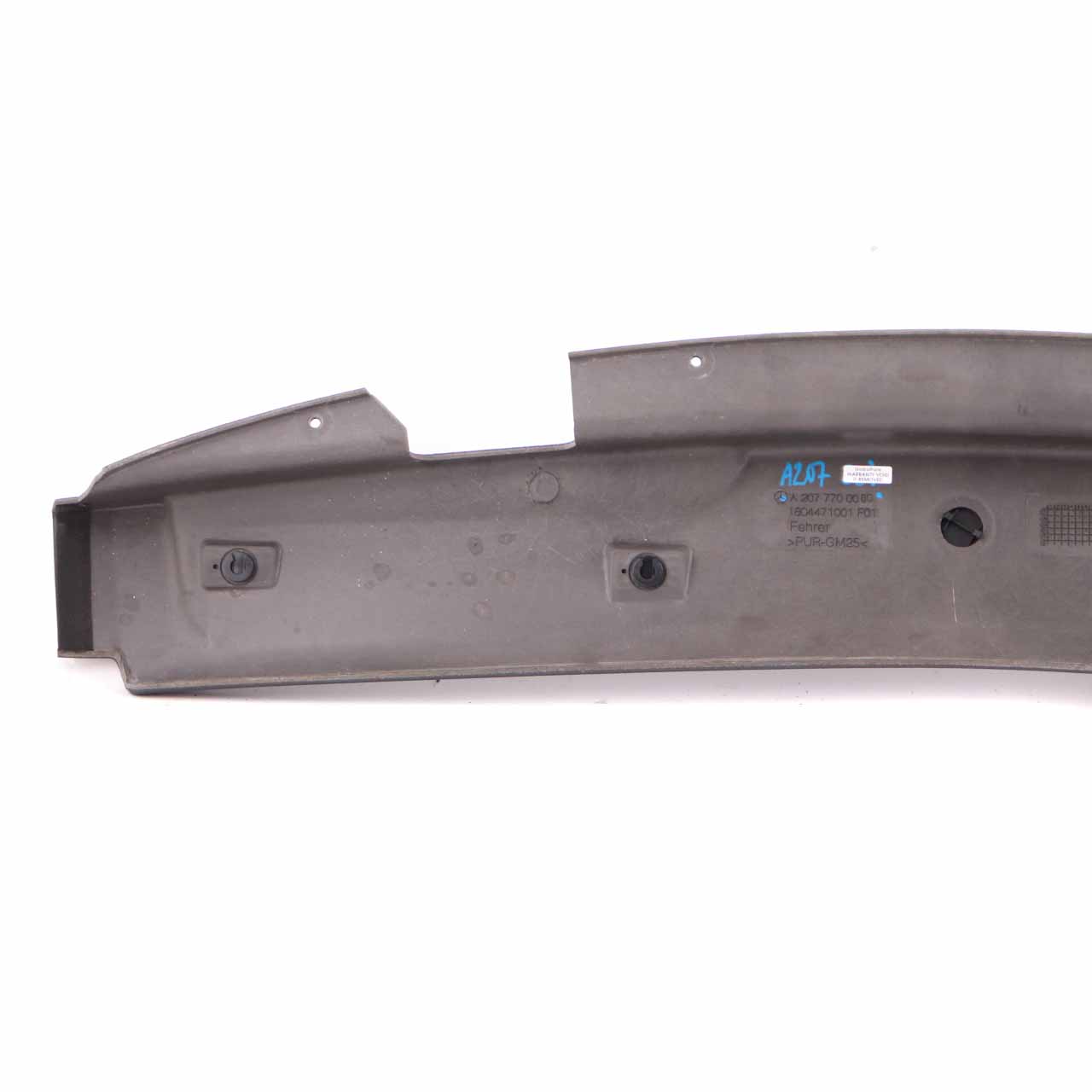 Mercedes A207 Folding Top Roof Front Covering Panel Cover Cabrio A2077700080