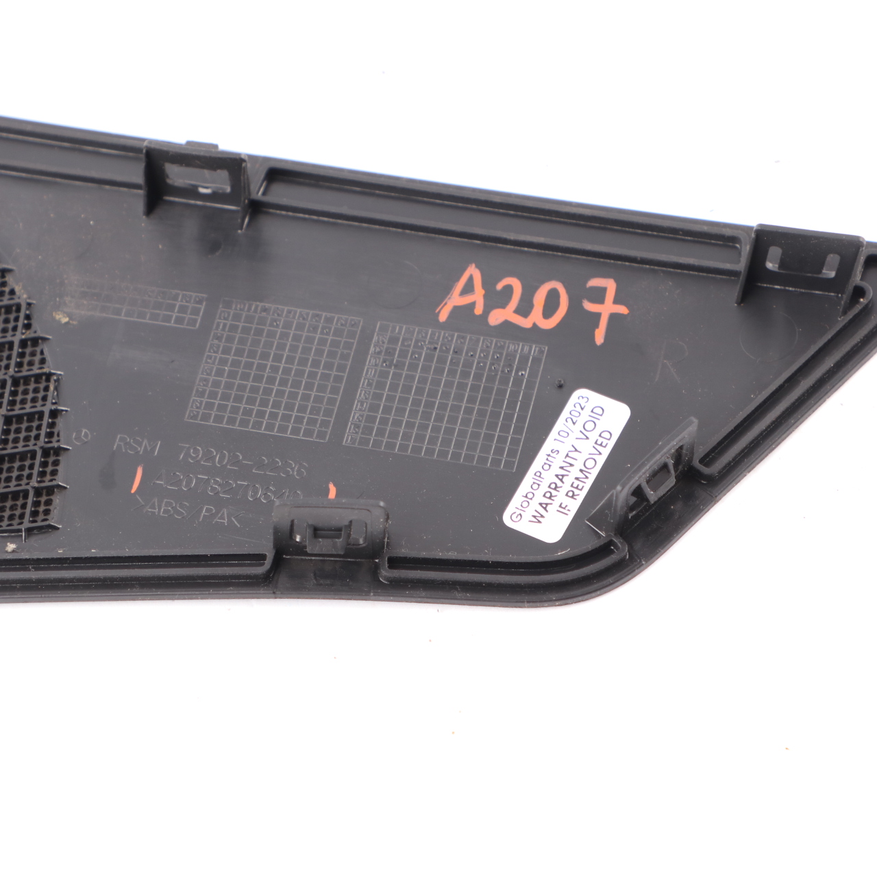 Speaker Cover Mercedes A207 Rear Right O/S Lateral Loudspeaker Panel A2078270640