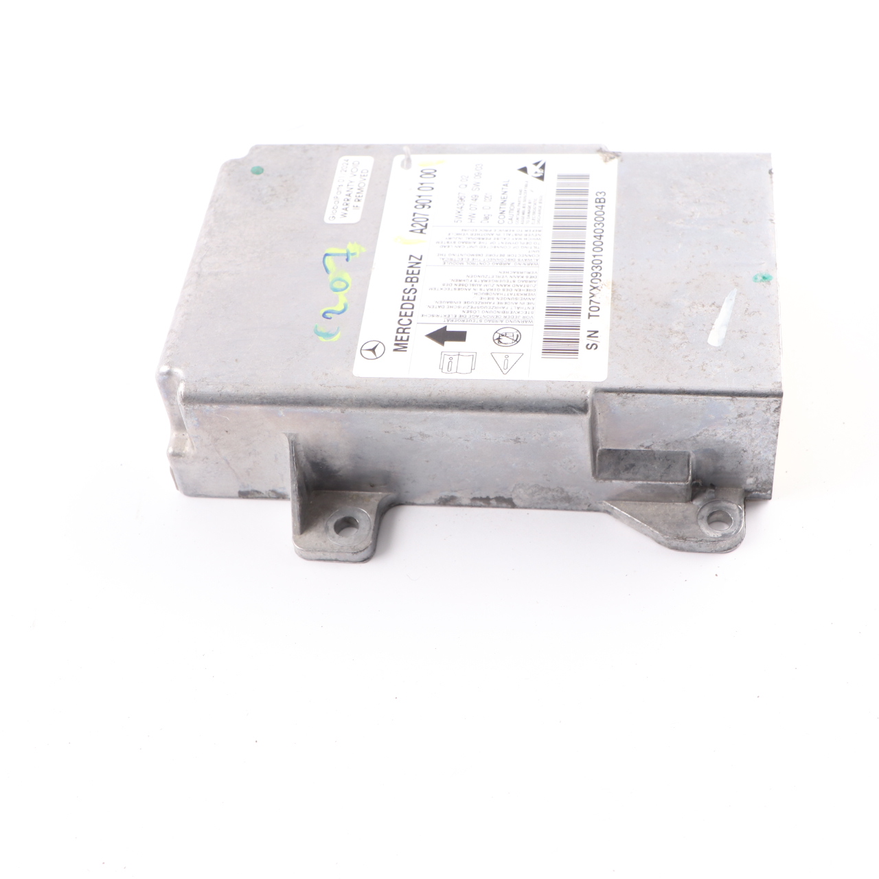 Airbag Module Mercedes W207 C207 Coupe Air Bag SRS Control Unit ECU A2079010100