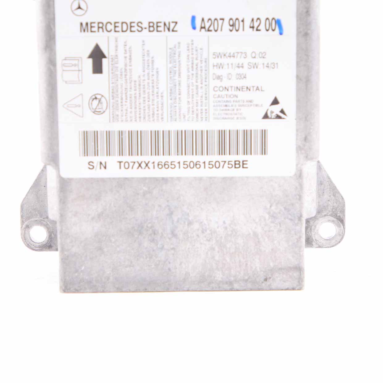 Airbag Module Mercedes W207 C207 Coupe Air Bag SRS Control Unit ECU A2079014200