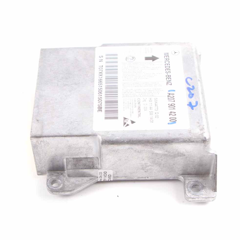 Airbag Module Mercedes W207 C207 Coupe Air Bag SRS Control Unit ECU A2079014200