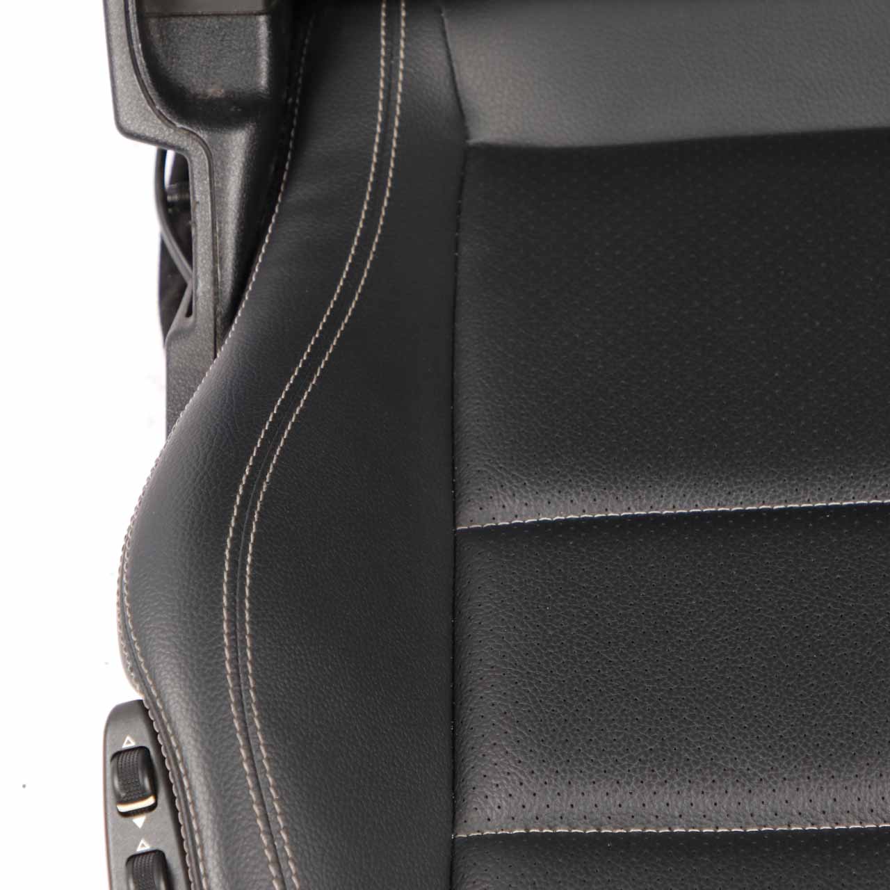 Front Seat Mercedes W207 A207 Coupe Left N/S Heated Leather Black Multicontour