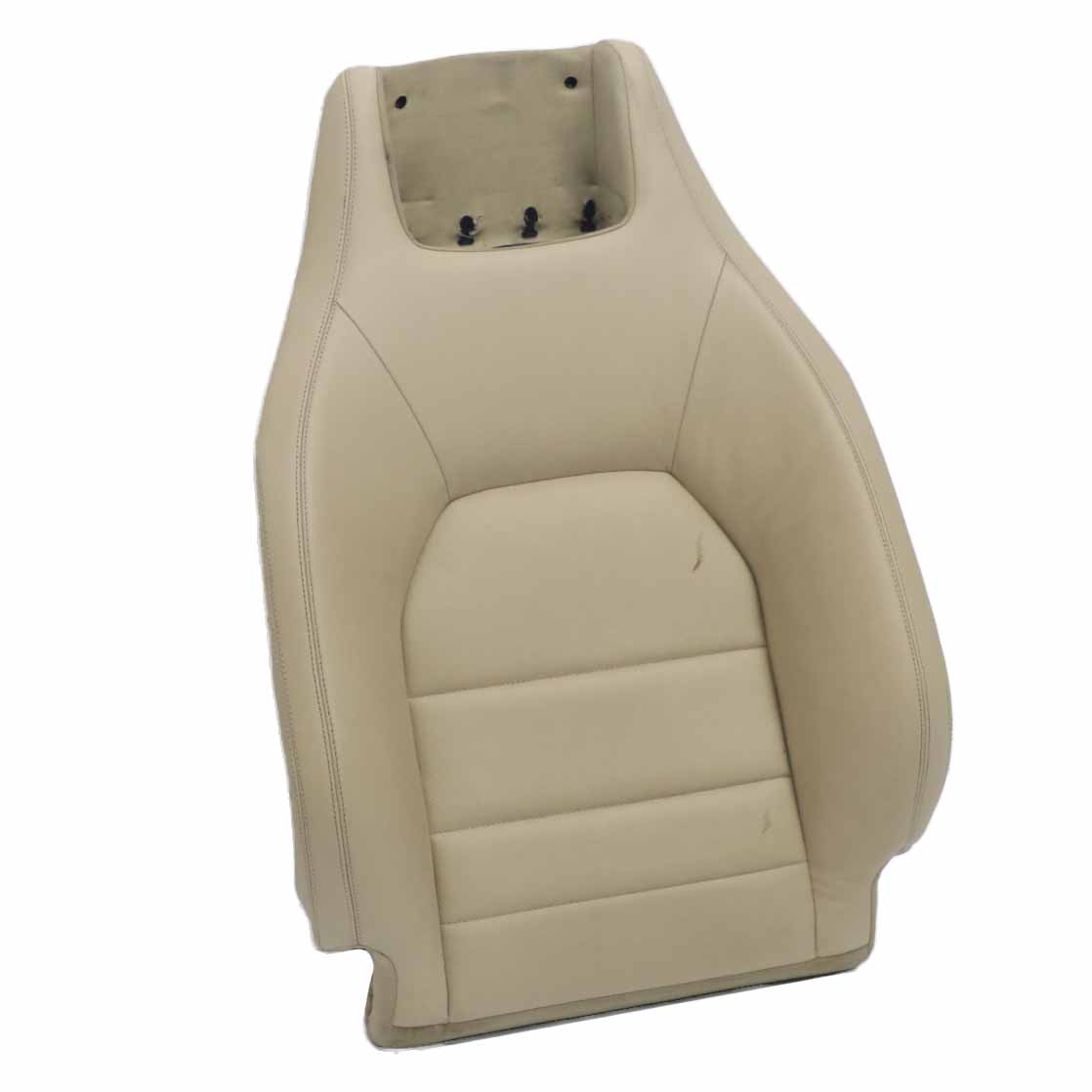 Mercedes C204 C207 Seat Backrest Heated Cover Front Left Right Leather Beige