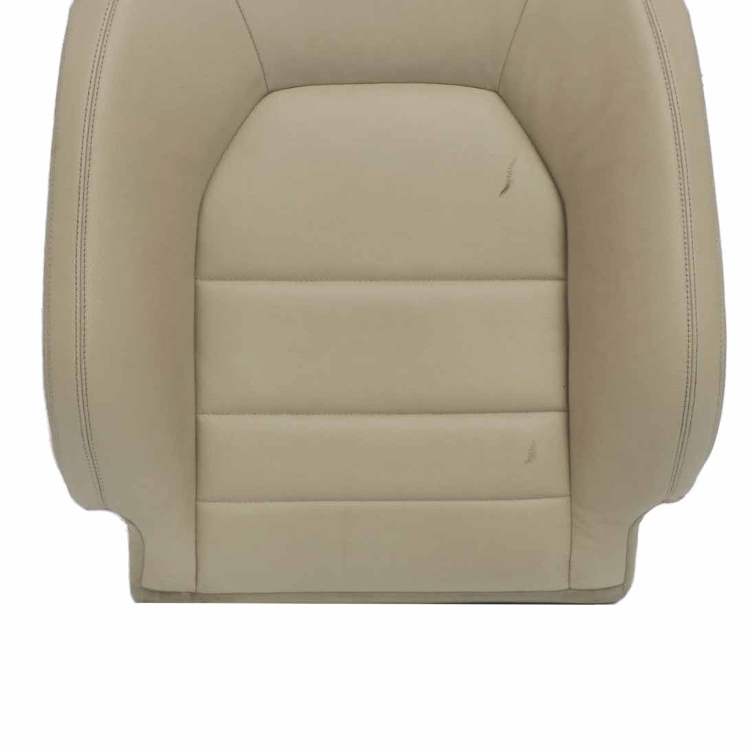 Mercedes C204 C207 Seat Backrest Heated Cover Front Left Right Leather Beige