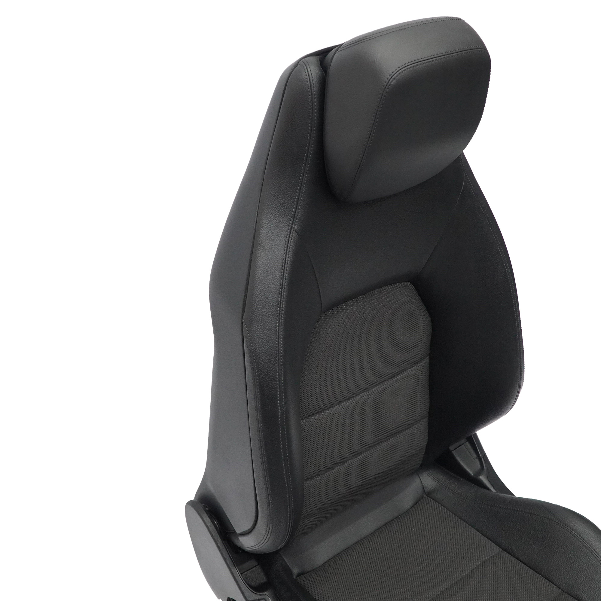 Front Seat Mercedes C204 C207 Coupe Left N/S Cloth Fabric Leather Black