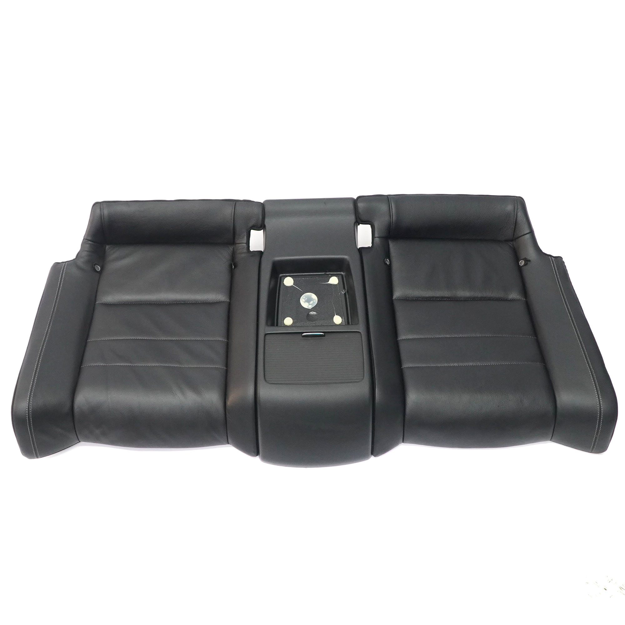 Rear Seat Bench Mercedes C207 W207 Coupe Couch Seat Covering Black Leather