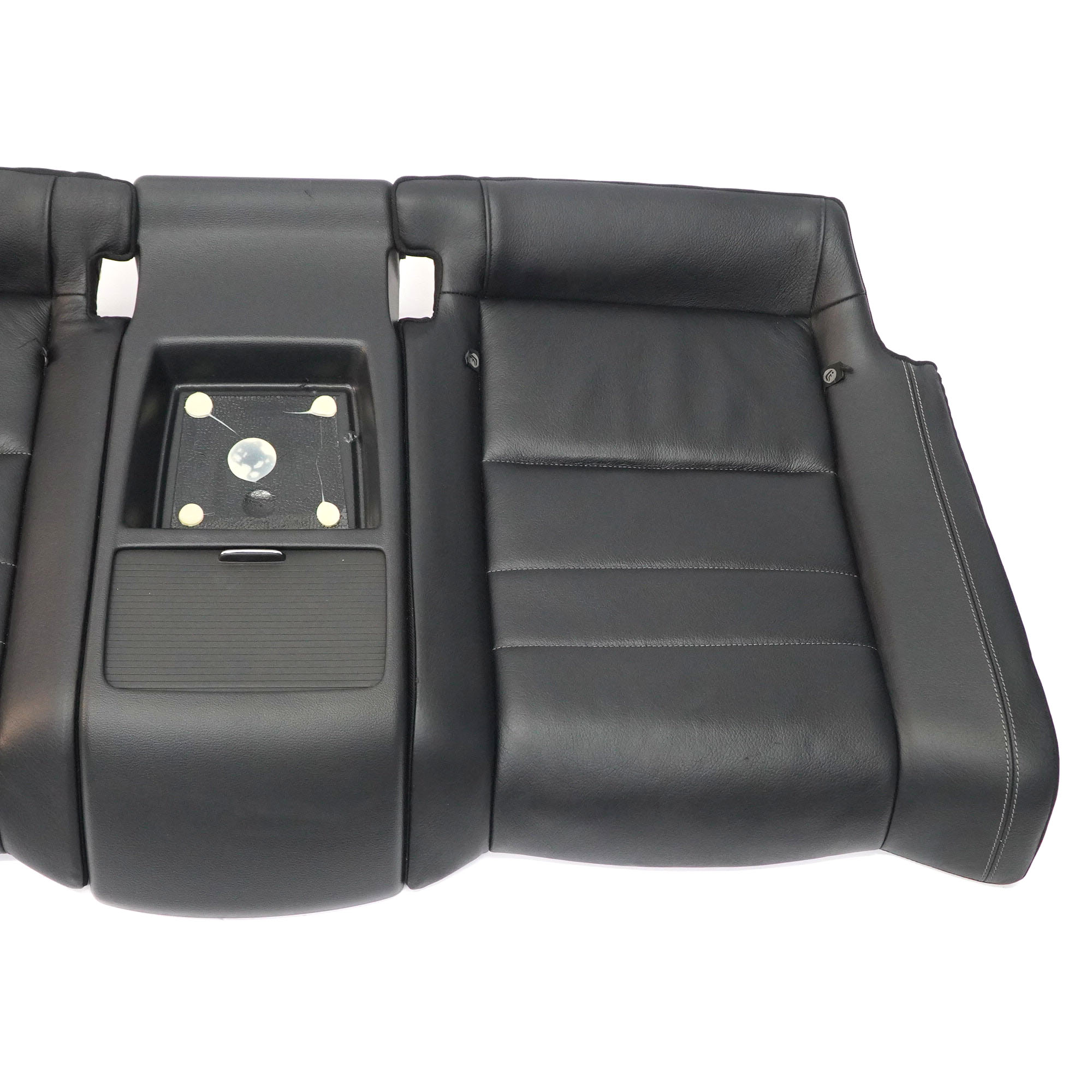 Rear Seat Bench Mercedes C207 W207 Coupe Couch Seat Covering Black Leather