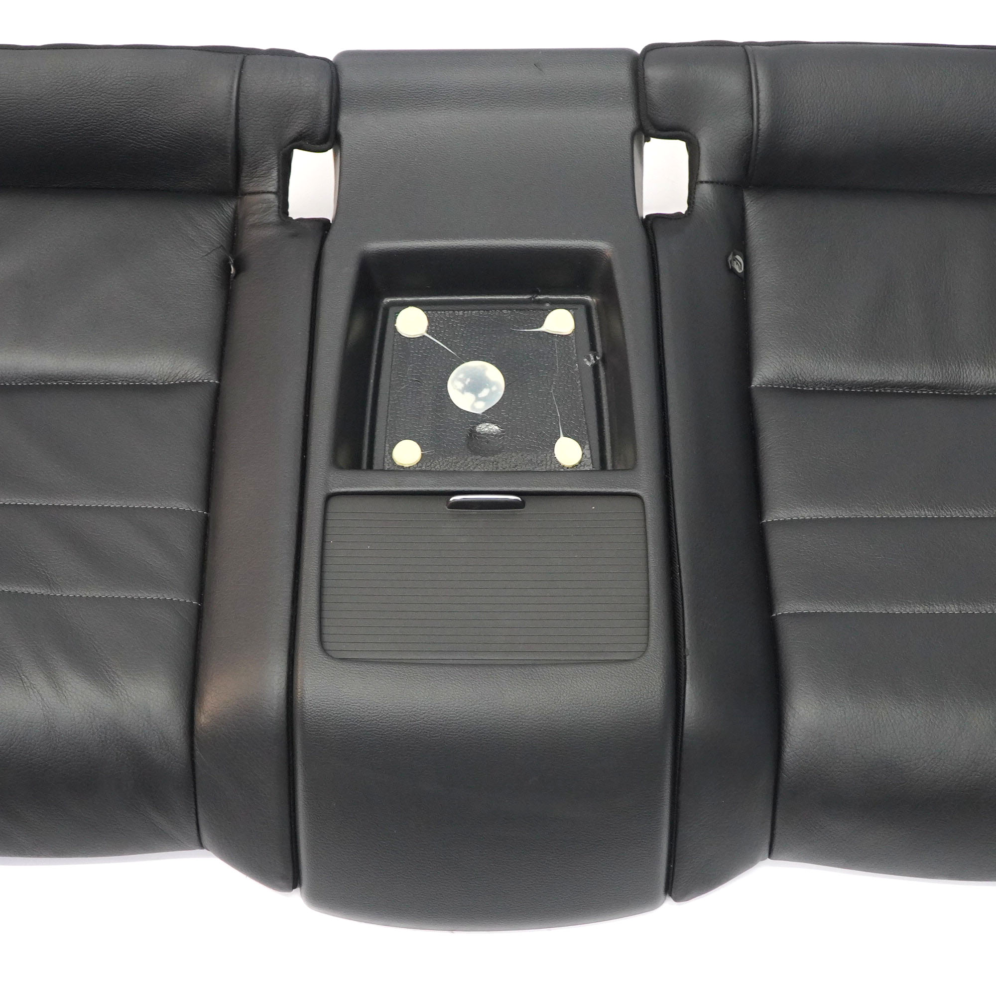 Rear Seat Bench Mercedes C207 W207 Coupe Couch Seat Covering Black Leather