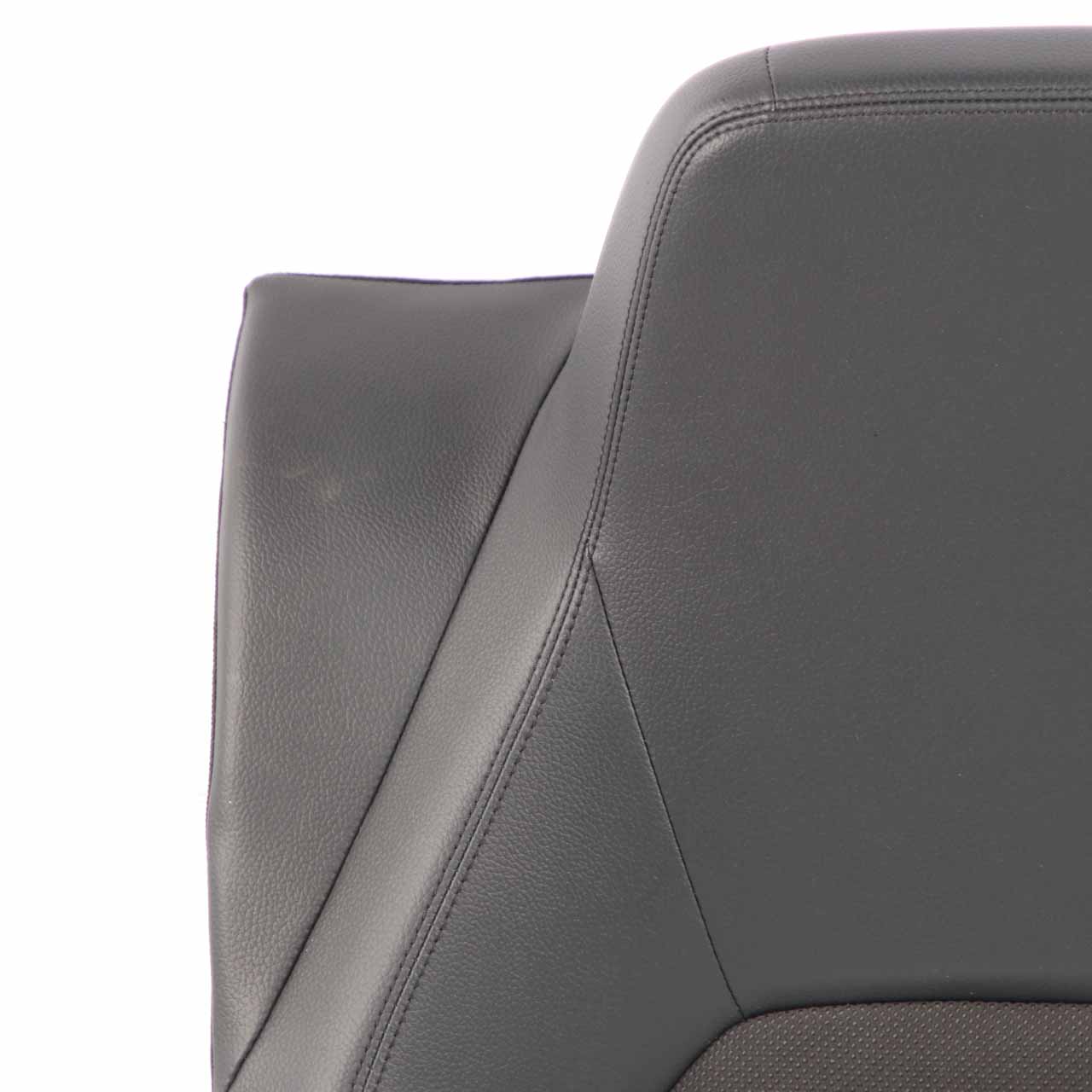 Seat Backrest Mercedes C204 C207 Rear Right O/S Cover Black Cloth Leather