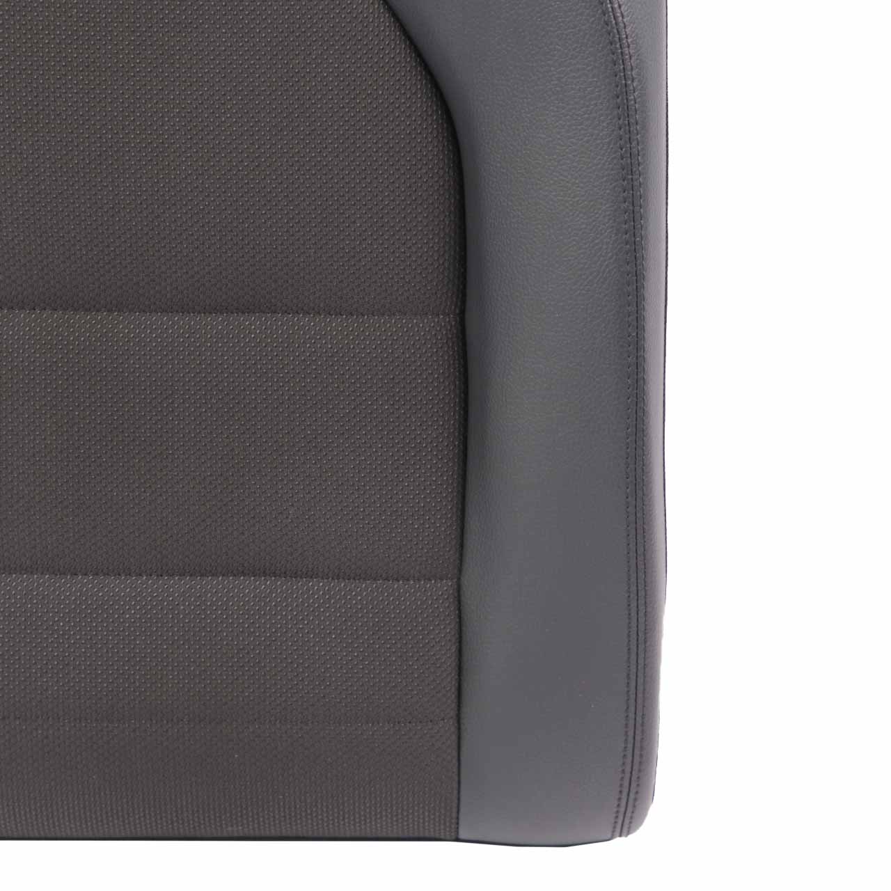 Seat Backrest Mercedes C204 C207 Rear Right O/S Cover Black Cloth Leather