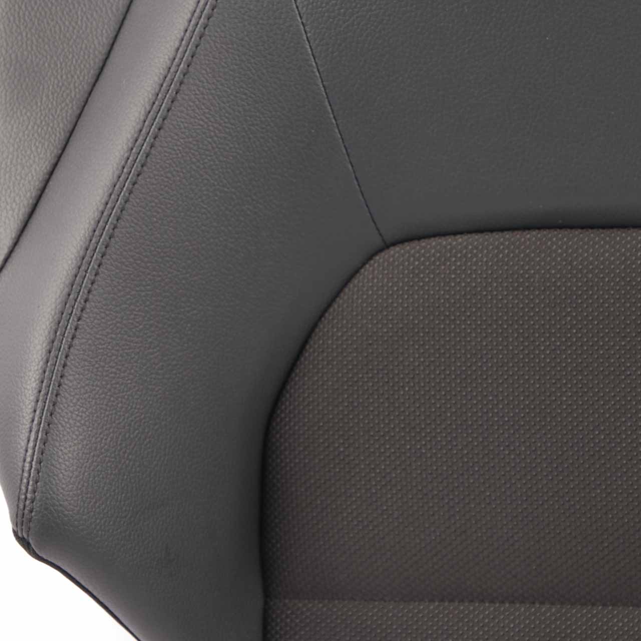 Seat Backrest Mercedes C204 C207 Rear Right O/S Cover Black Cloth Leather