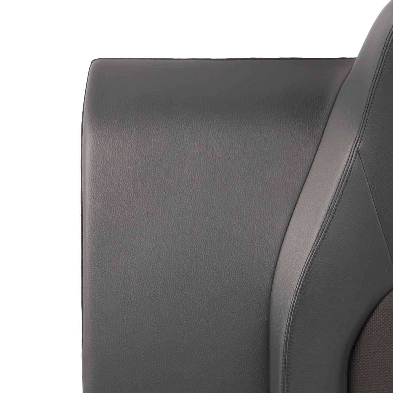 Seat Backrest Mercedes C204 C207 Rear Left N/S Cover Black Cloth Leather