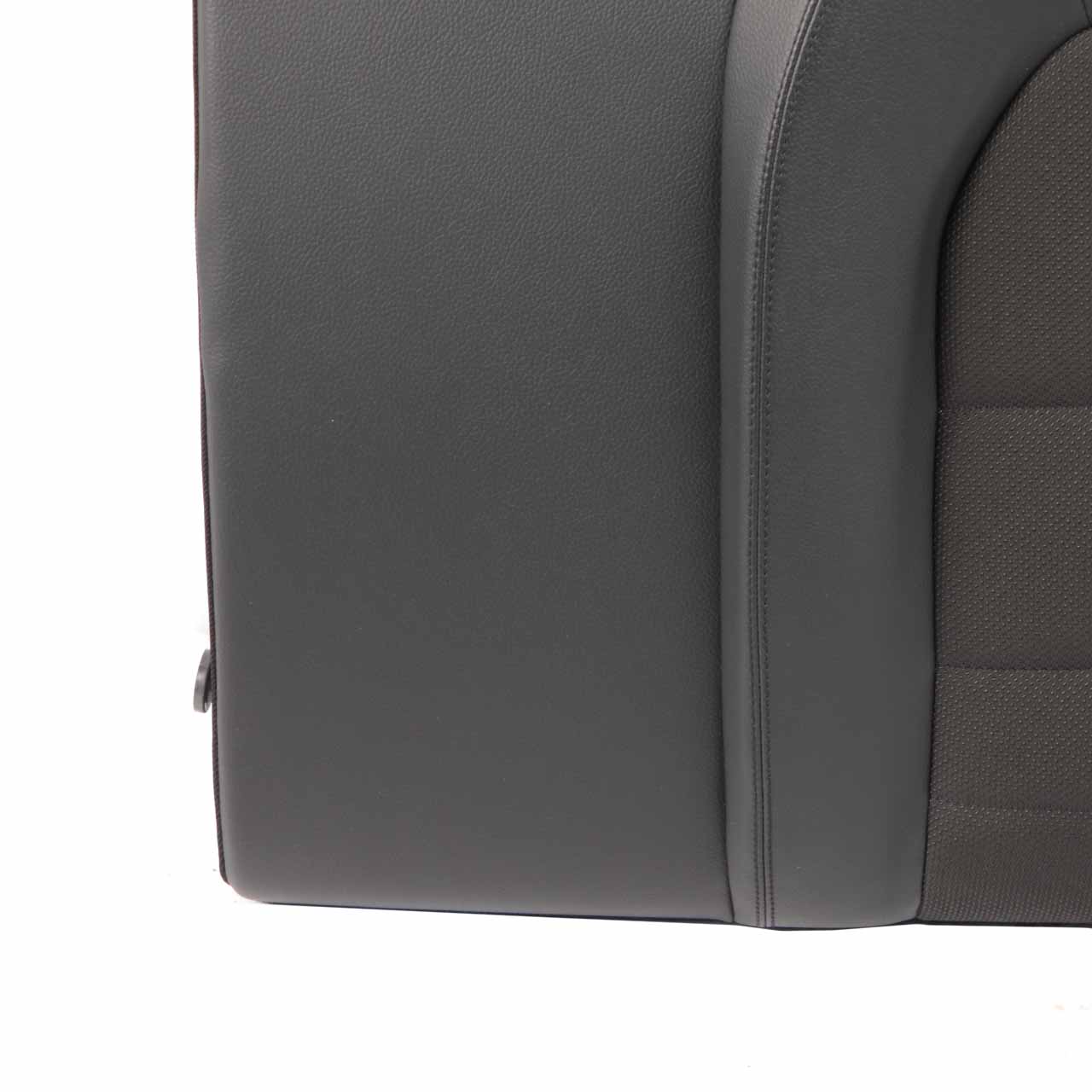 Seat Backrest Mercedes C204 C207 Rear Left N/S Cover Black Cloth Leather